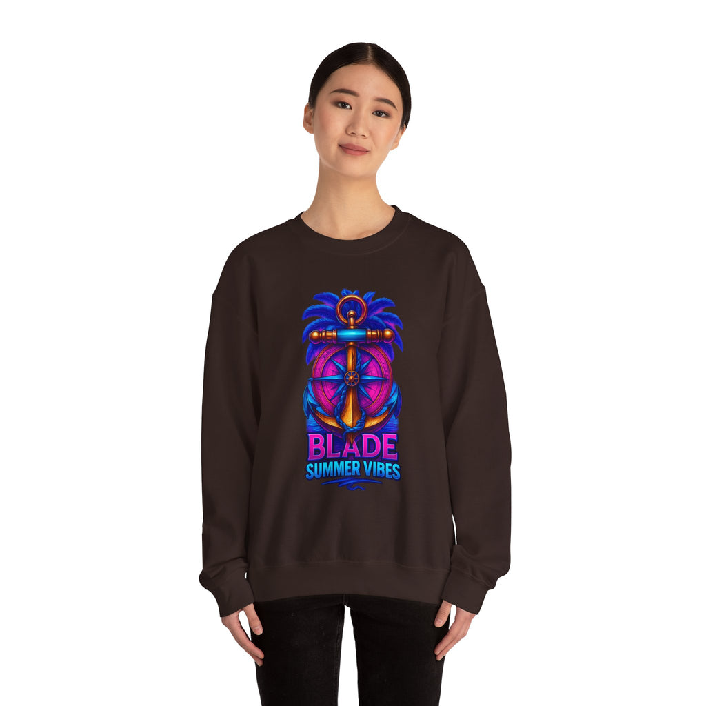 Anchor Compass Unisex Crewneck Sweater