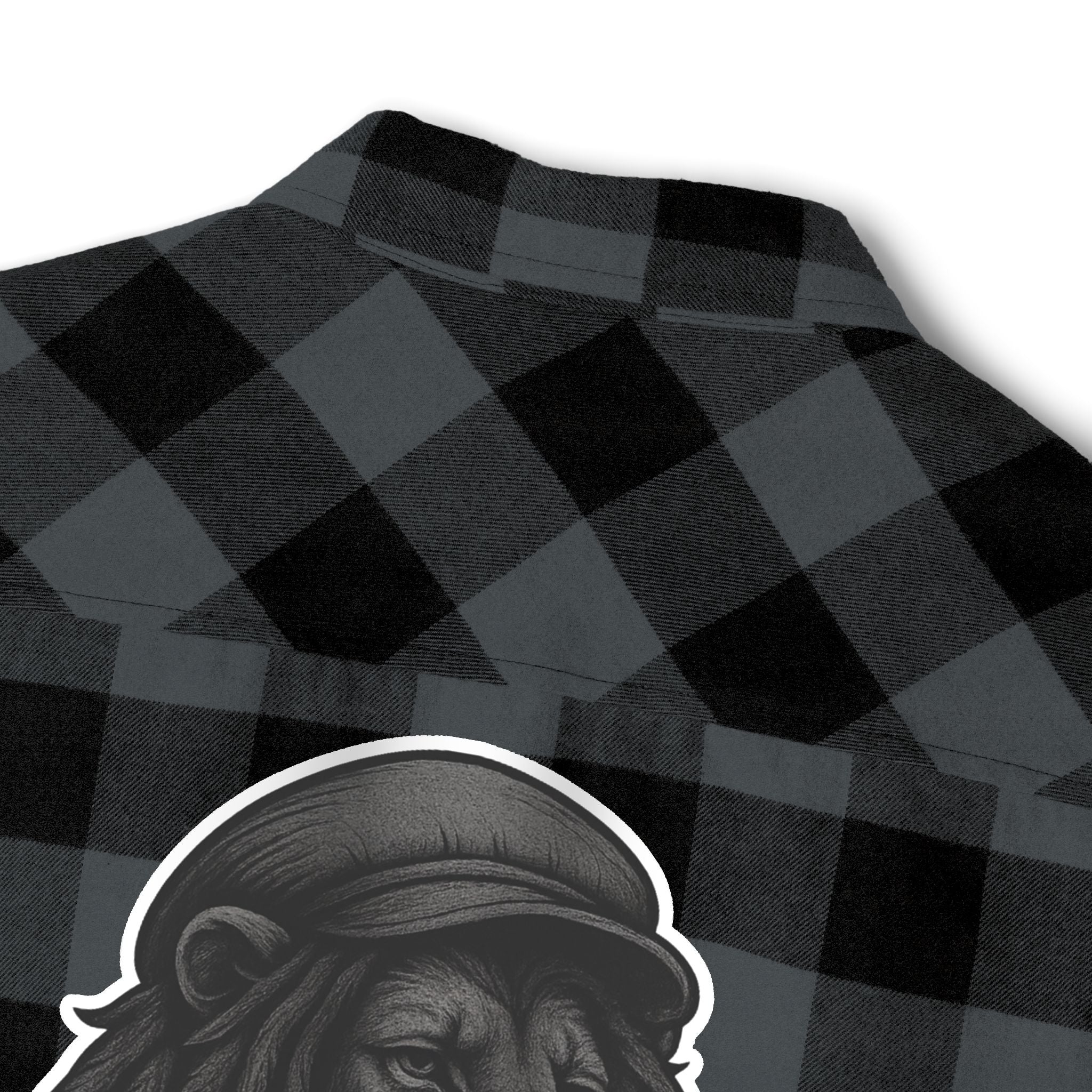Rasta Lion Version 2 Flannel Shirt