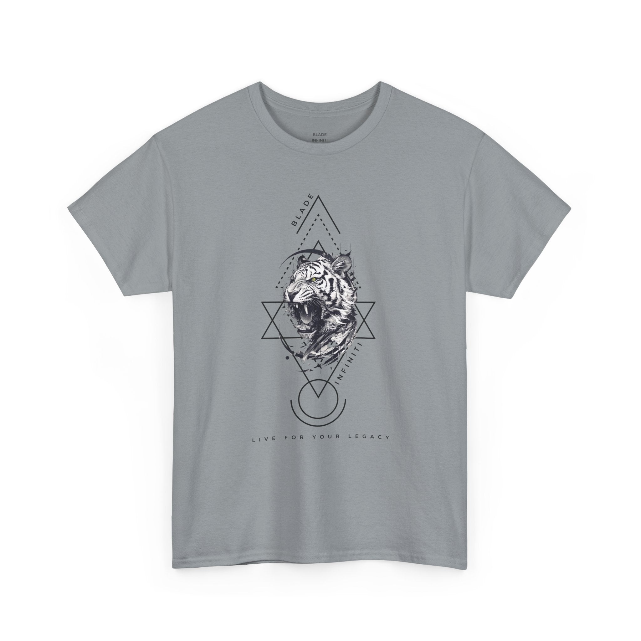 Geometric King Black TX Tiger T-Shirt