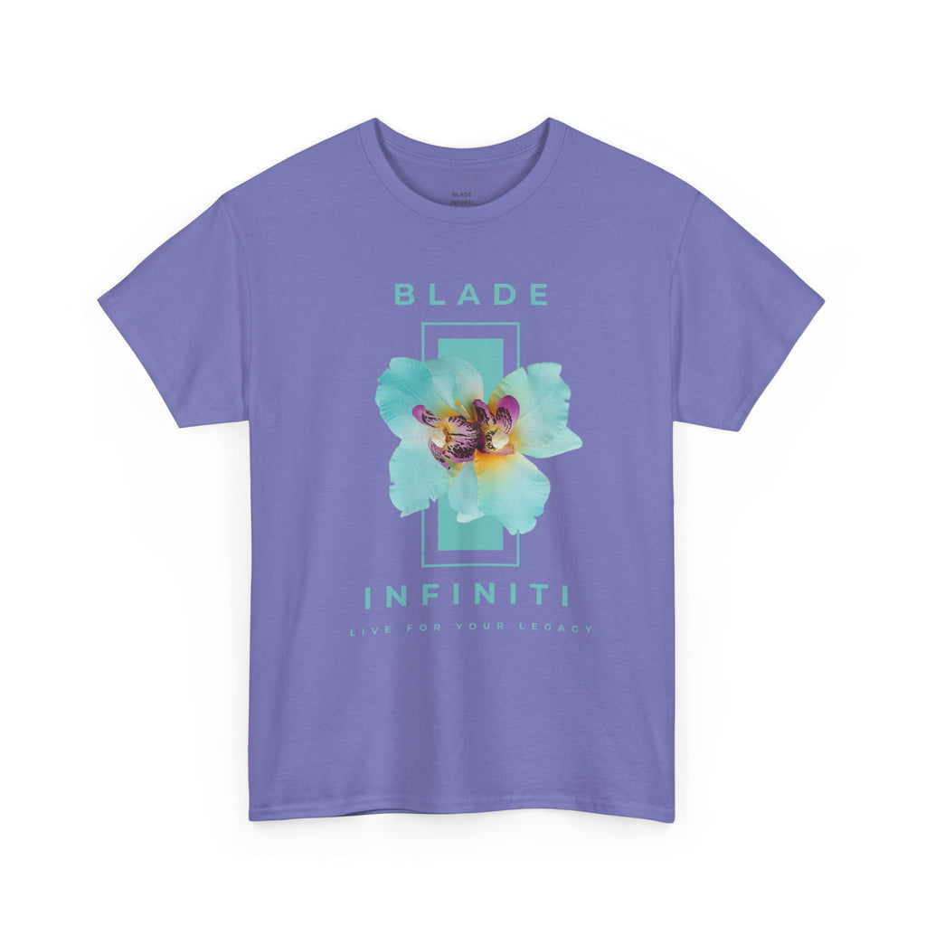 Essence of Infiniti Light Aqua Floral T-Shirt