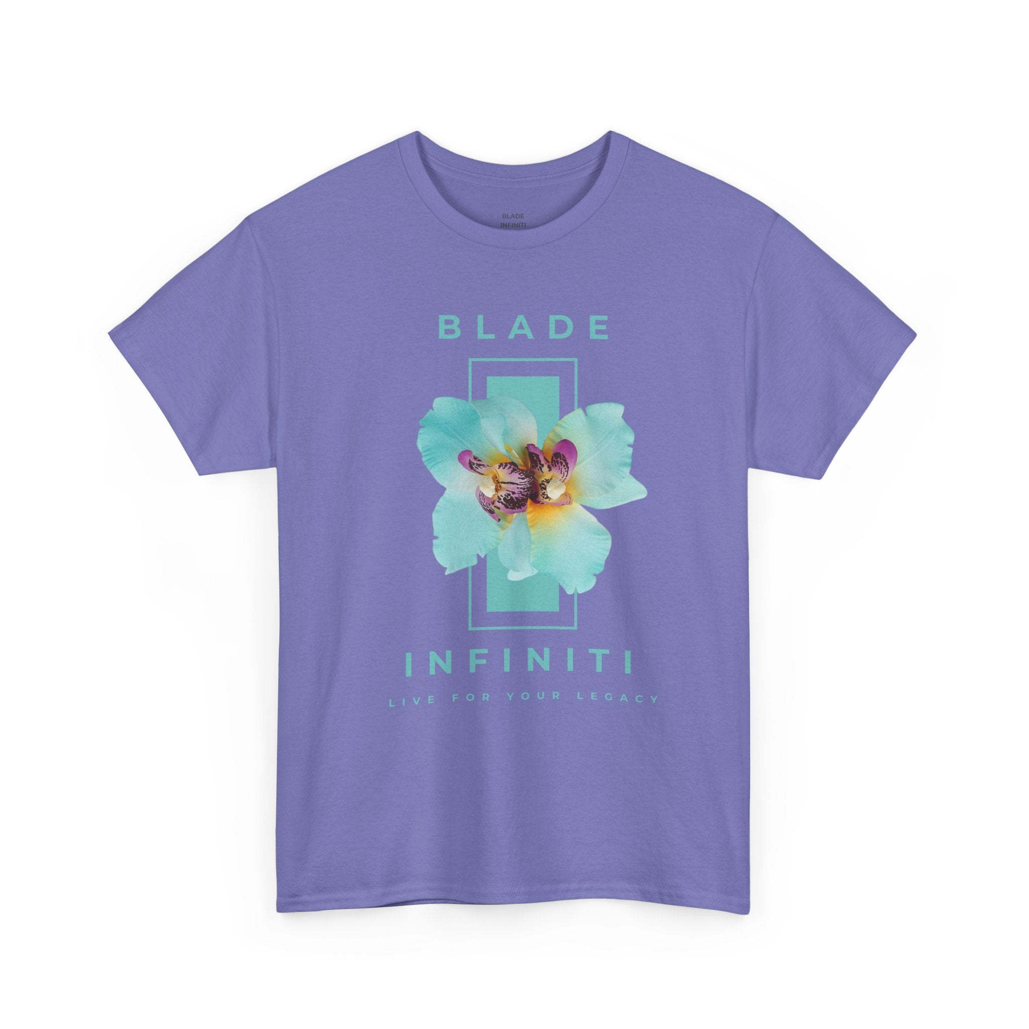 Essence of Infiniti Light Aqua Floral T-Shirt
