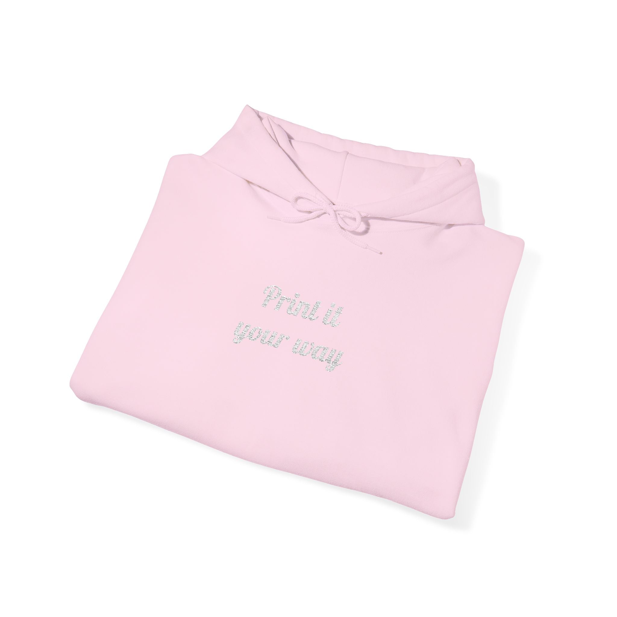 Custom Embroidered Unisex Hoodie – Ethically Sourced Cotton Blend
