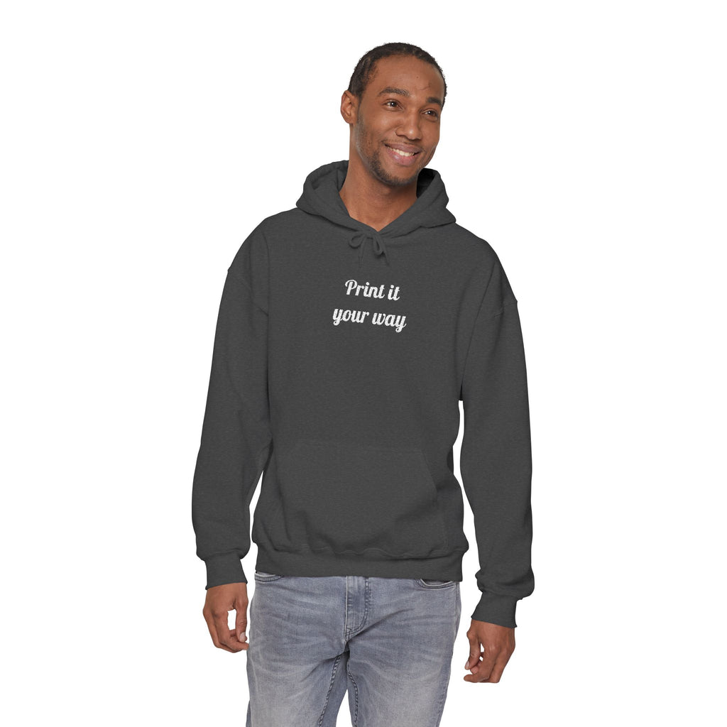 Custom Embroidered Unisex Hoodie – Ethically Sourced Cotton Blend