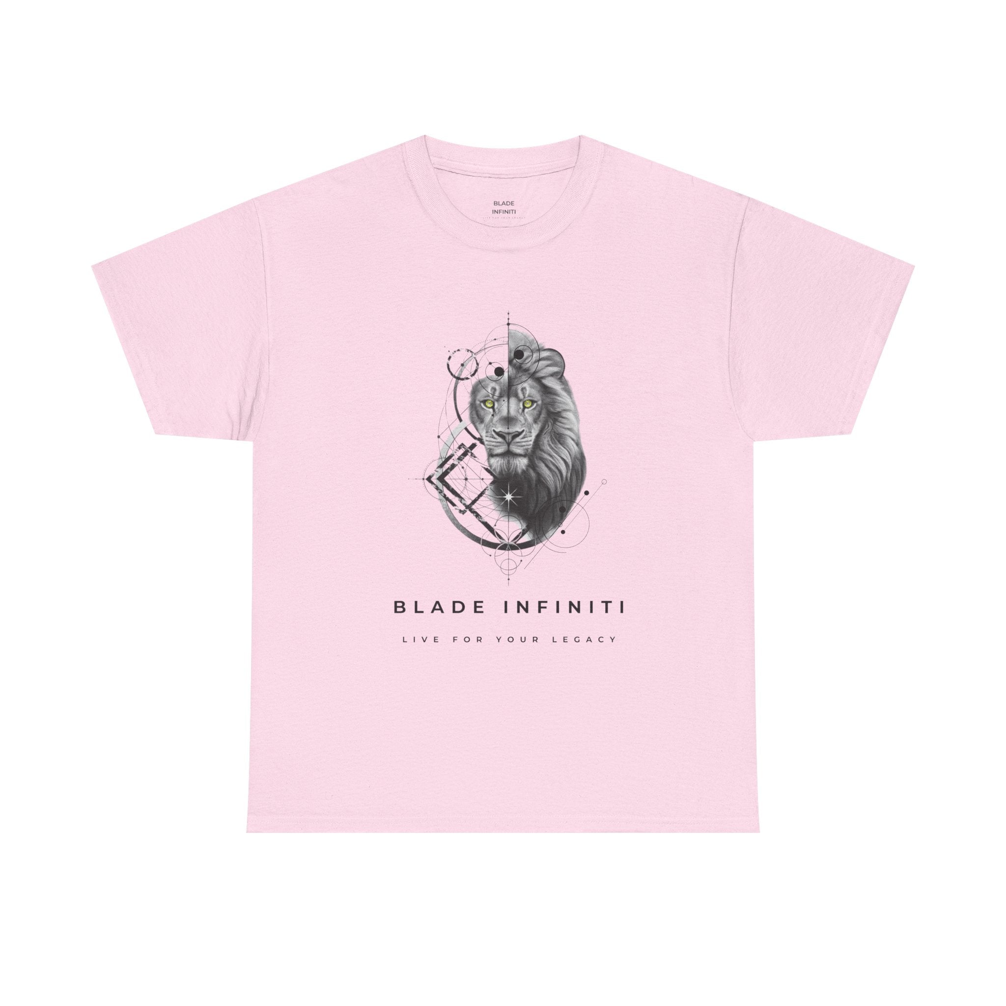 Geometric King Black Version 4 TX Lion T-Shirt