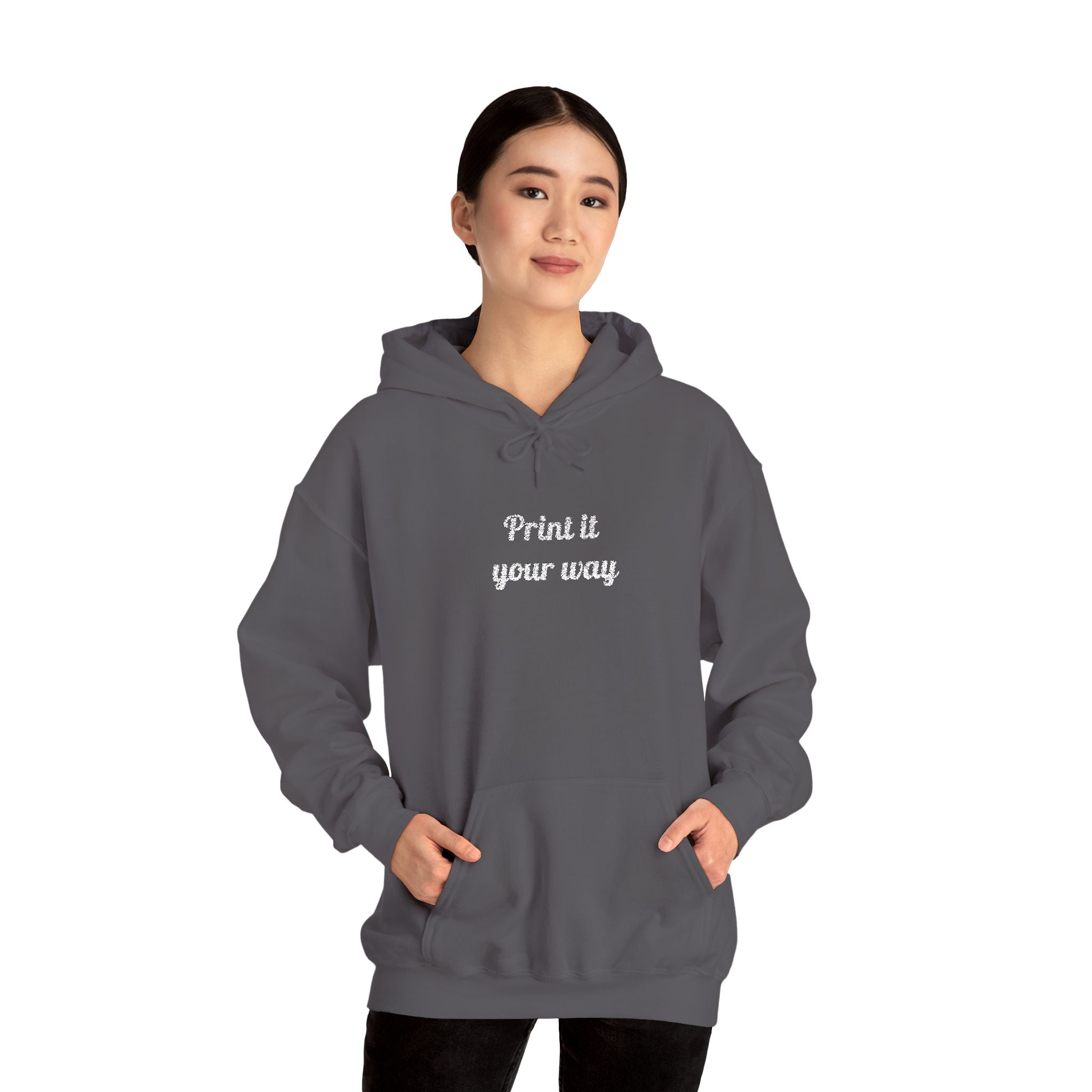 Custom Embroidered Unisex Hoodie – Ethically Sourced Cotton Blend