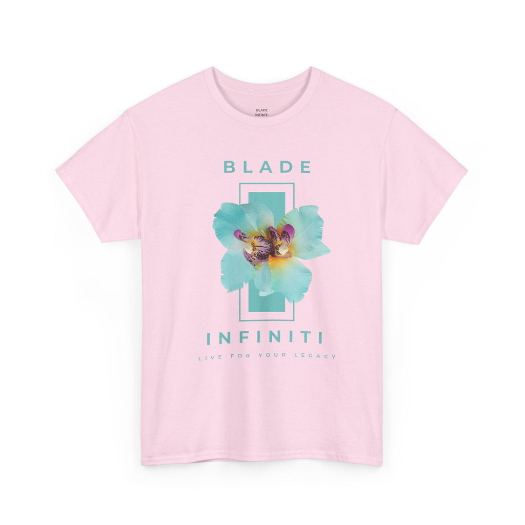 Essence of Infiniti Light Aqua Floral T-Shirt
