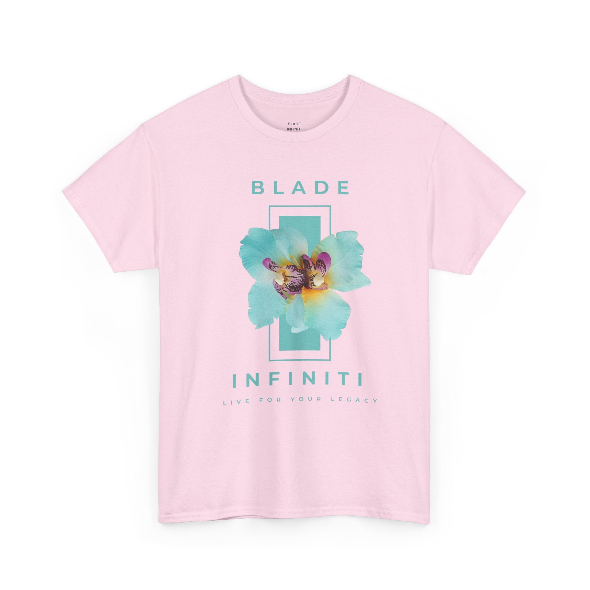 Essence of Infiniti Light Aqua Floral T-Shirt