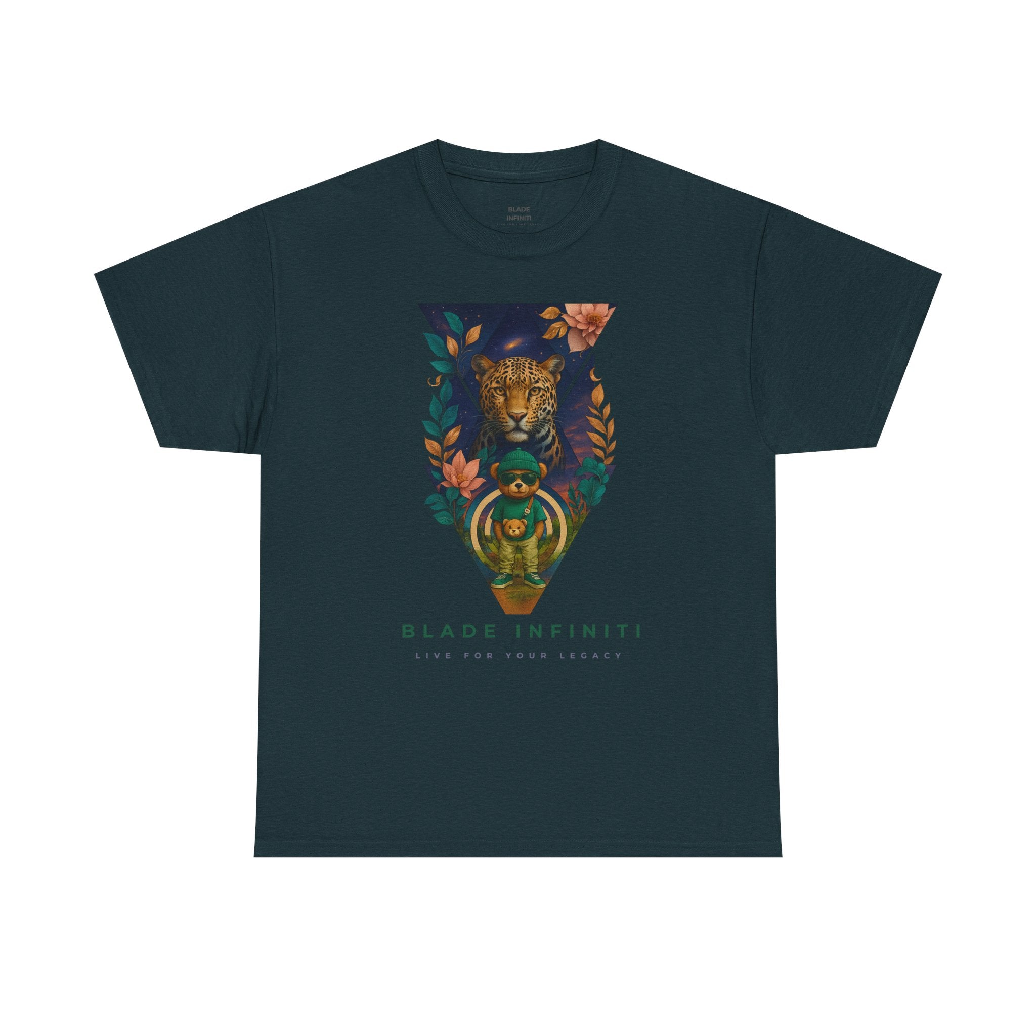 Bladeverse Galactic Jungle Leopard/Teddy Bear T-Shirt