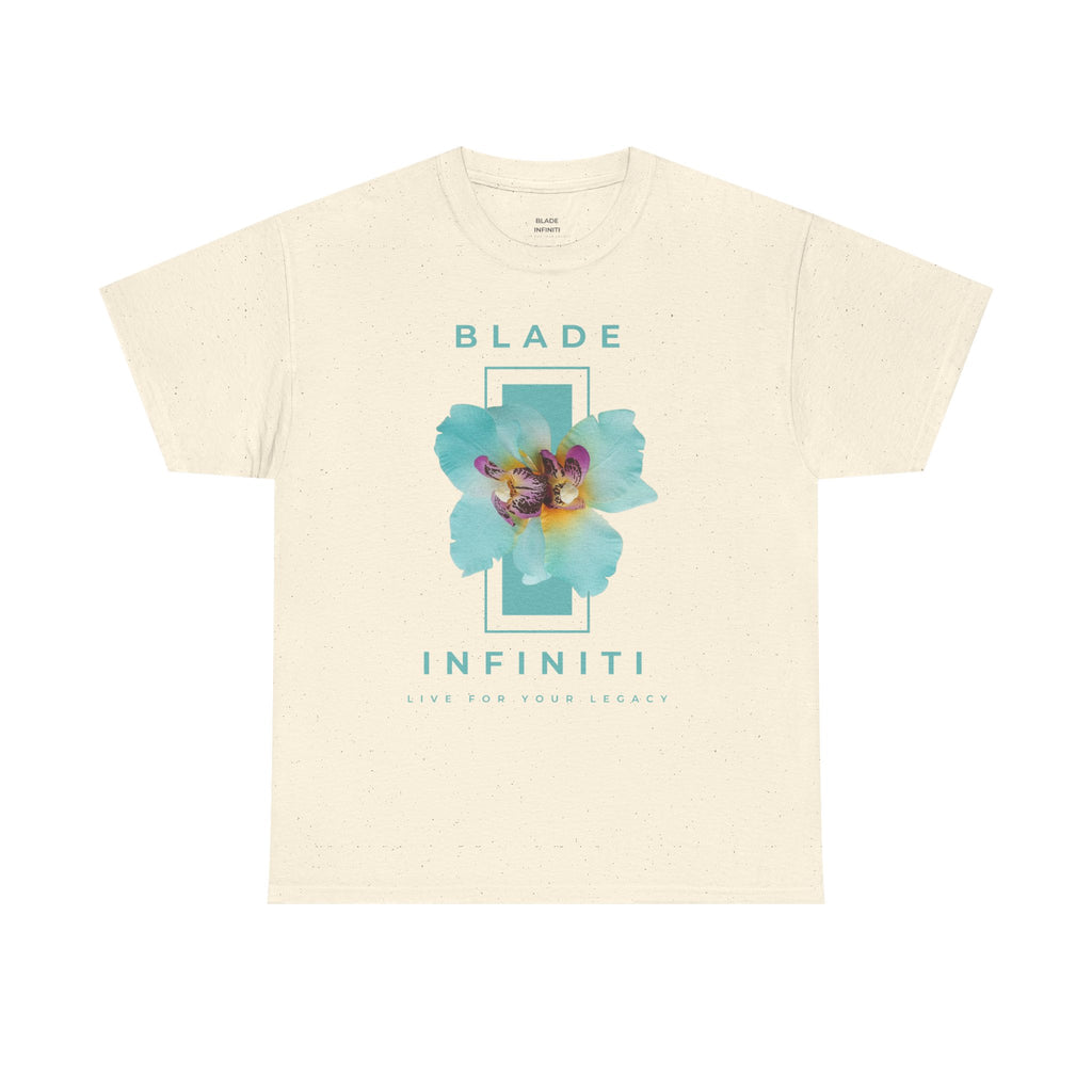 Essence of Infiniti Light Aqua Floral T-Shirt