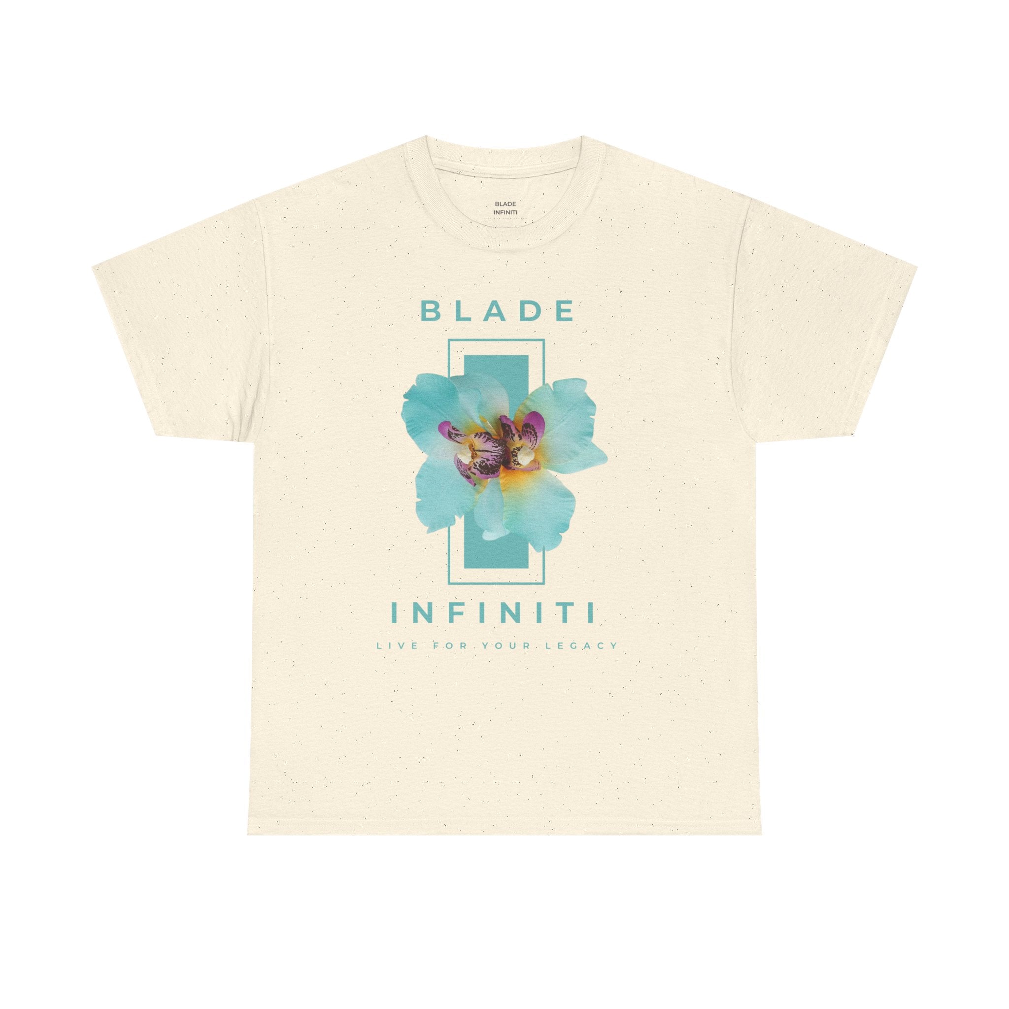 Essence of Infiniti Light Aqua Floral T-Shirt