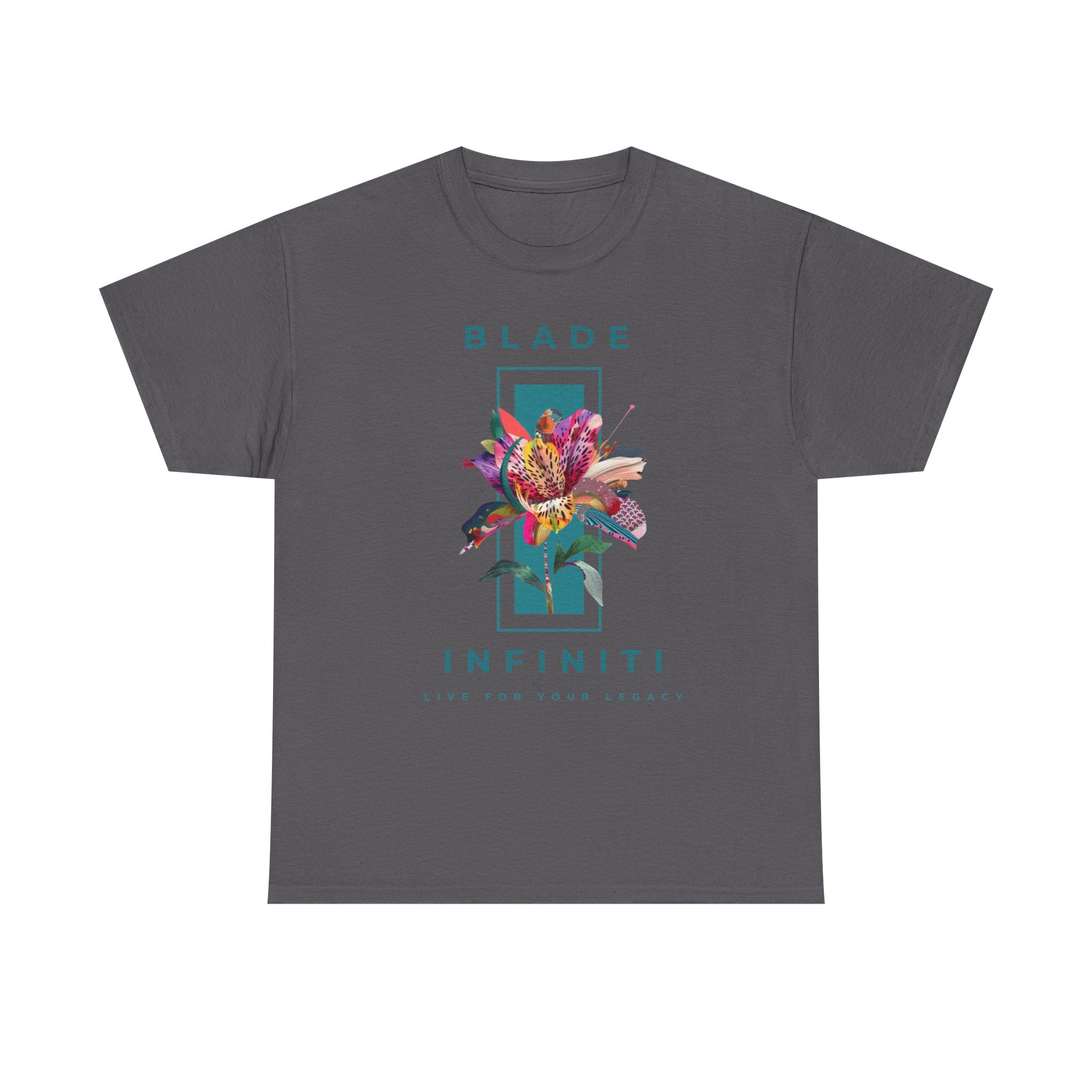 Essence of Infiniti Teal/Floral T-Shirt