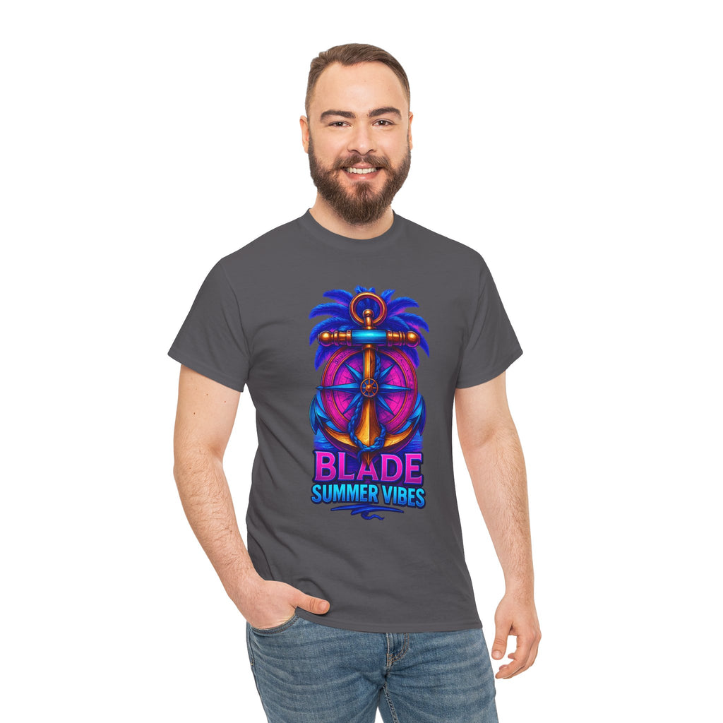 Anchor Compass Multi Blue/Pink T-Shirt