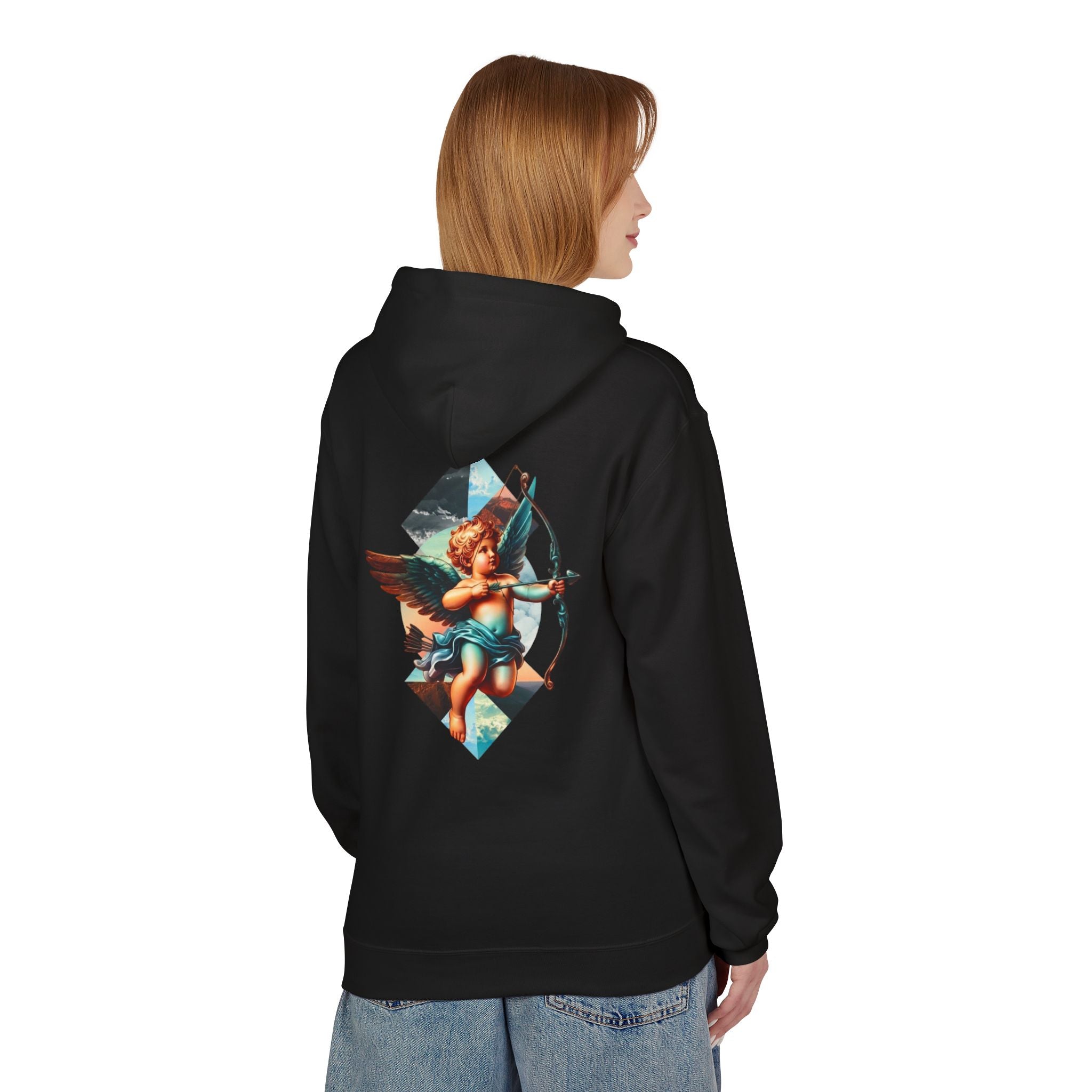 Cupid's Bow Blue + Arrow - Love, Infiniti Hoodie
