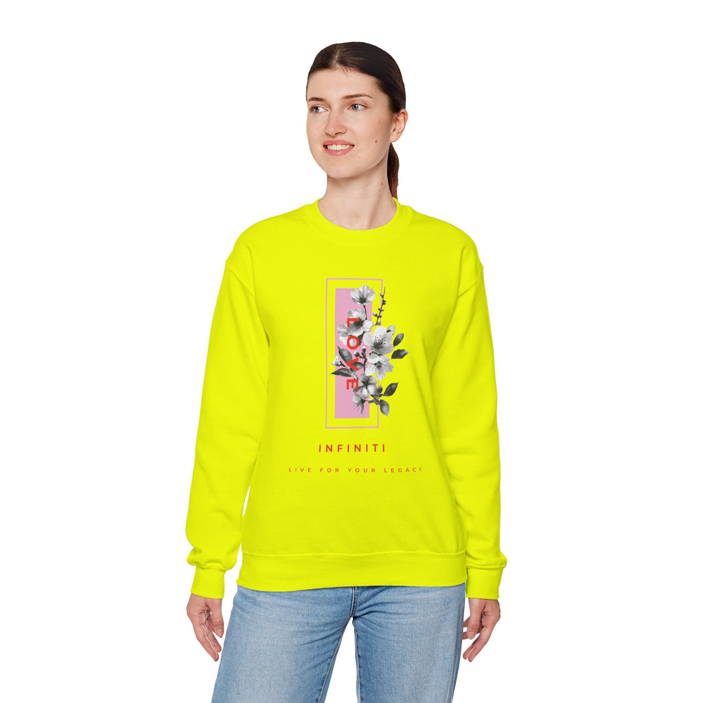 Bloom Bae Red Floral Love, Infiniti Sweater