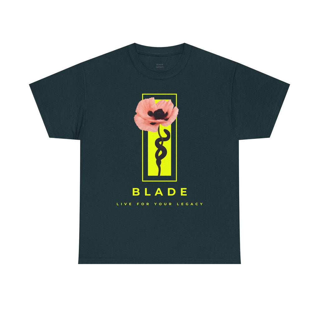 Venom Blossom Pink/Indigo/Neon Green Floral T-Shirt