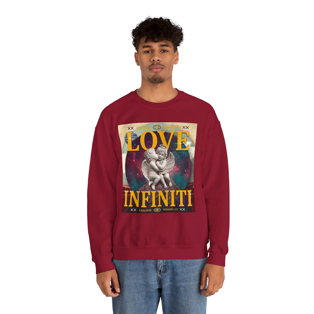 Celestial Love, Infiniti Unisex Crewneck Sweater