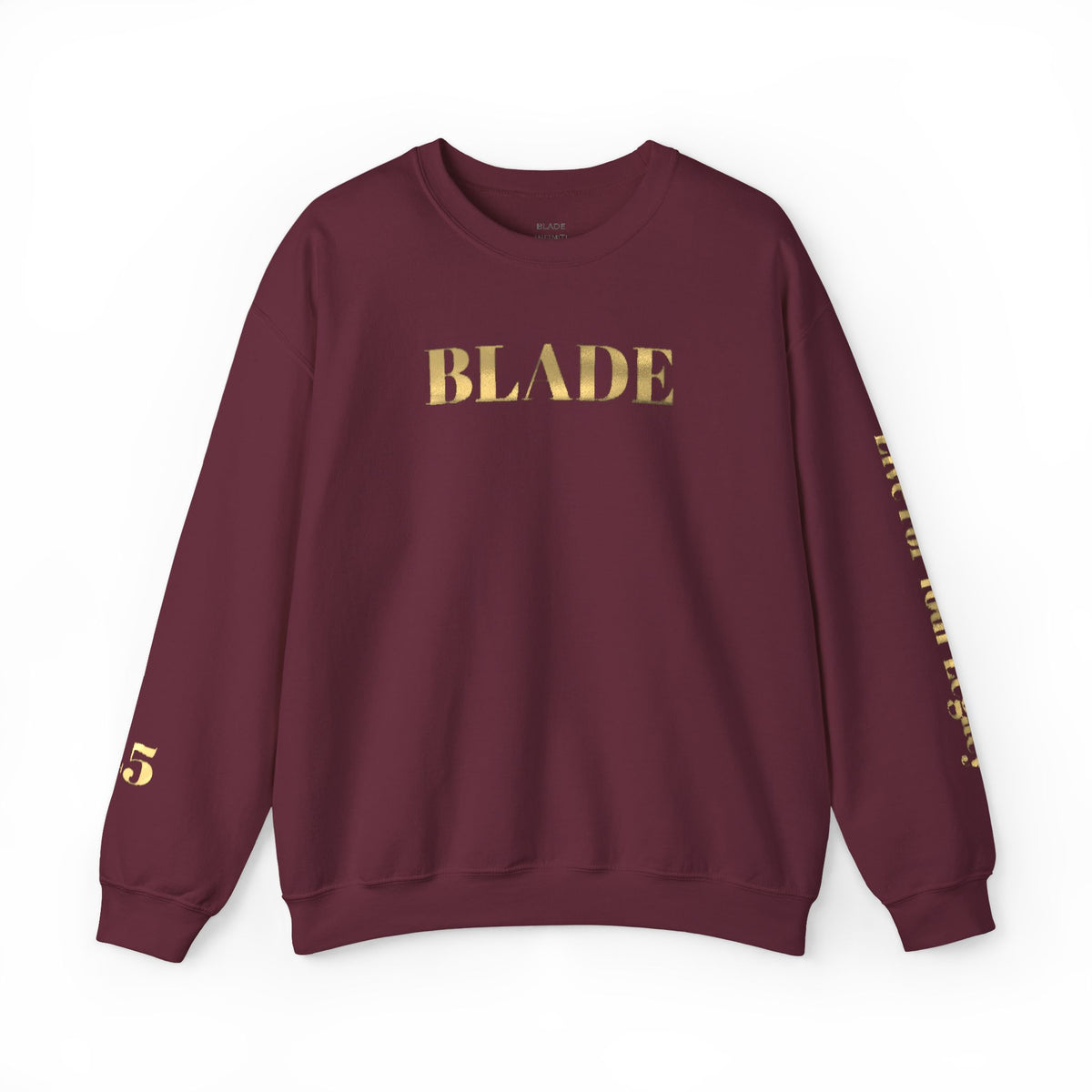 Blade Legacy Metallic Gold Crewneck Sweater
