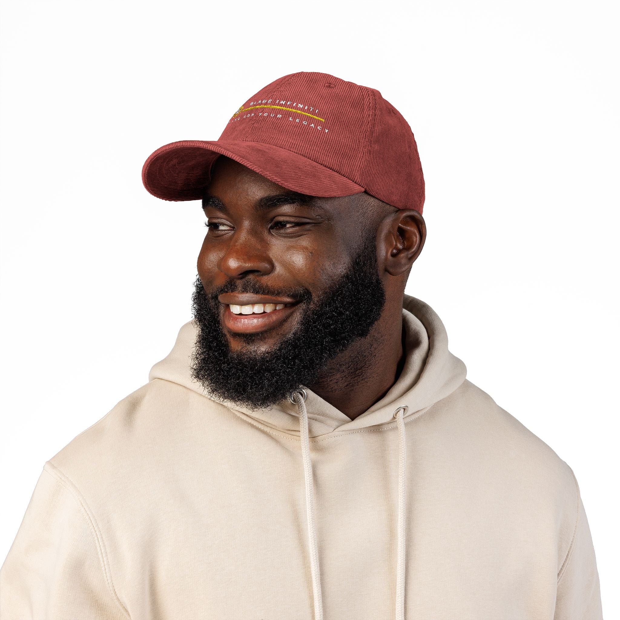 Blade Minimalistic Logo Vintage Corduroy Hat/Cap Embroidery