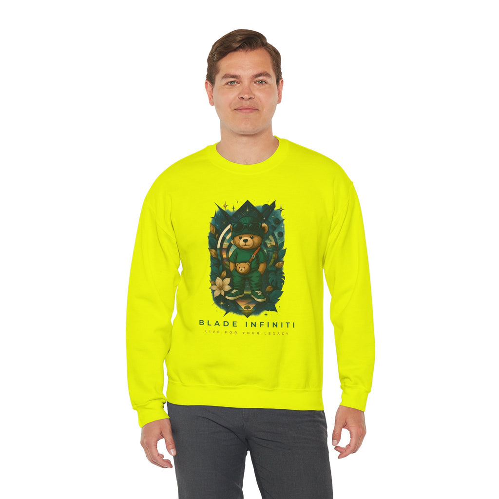 Galactic Teddy Bear V1 Unisex Crewneck Sweater
