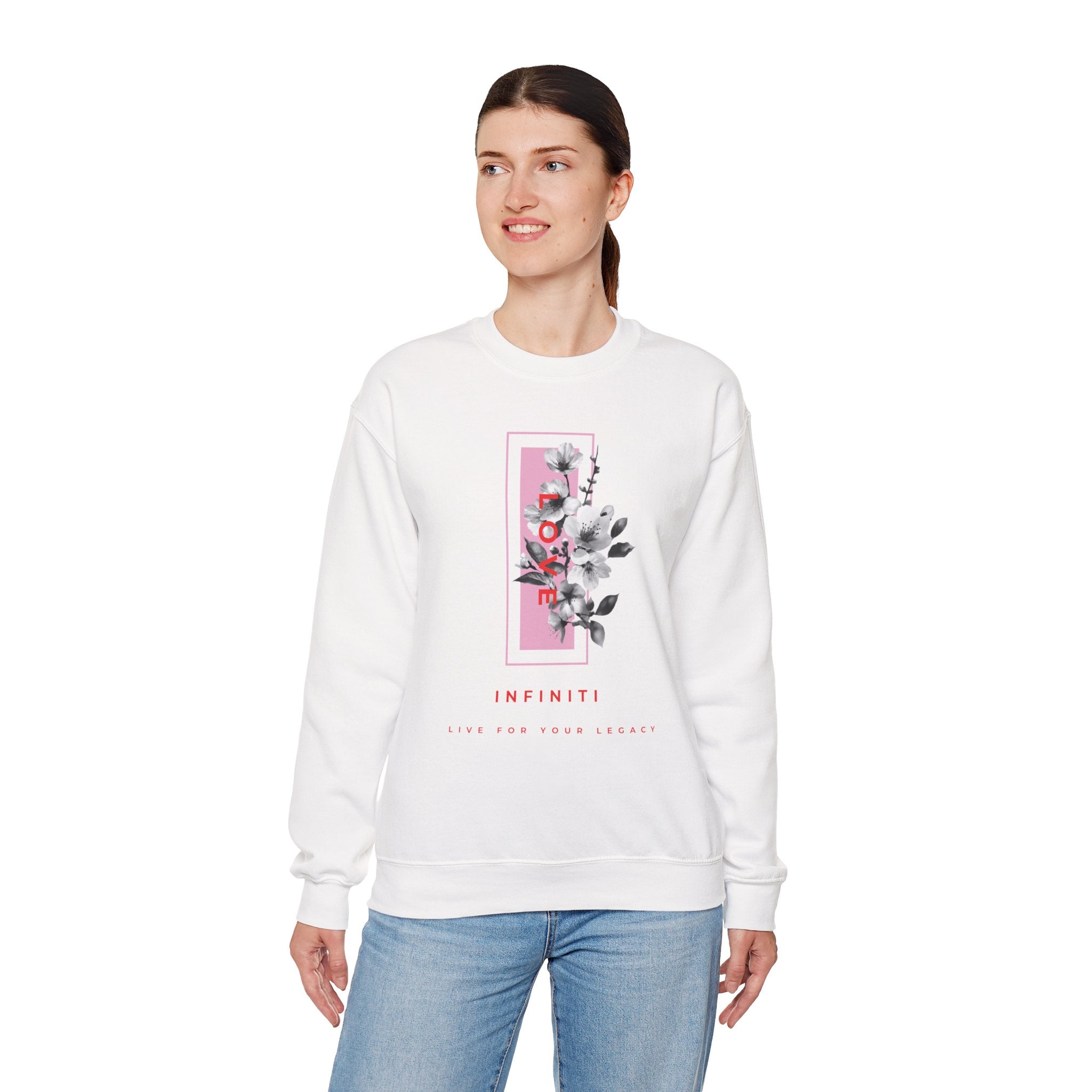 Bloom Bae Red Floral Love, Infiniti Sweater