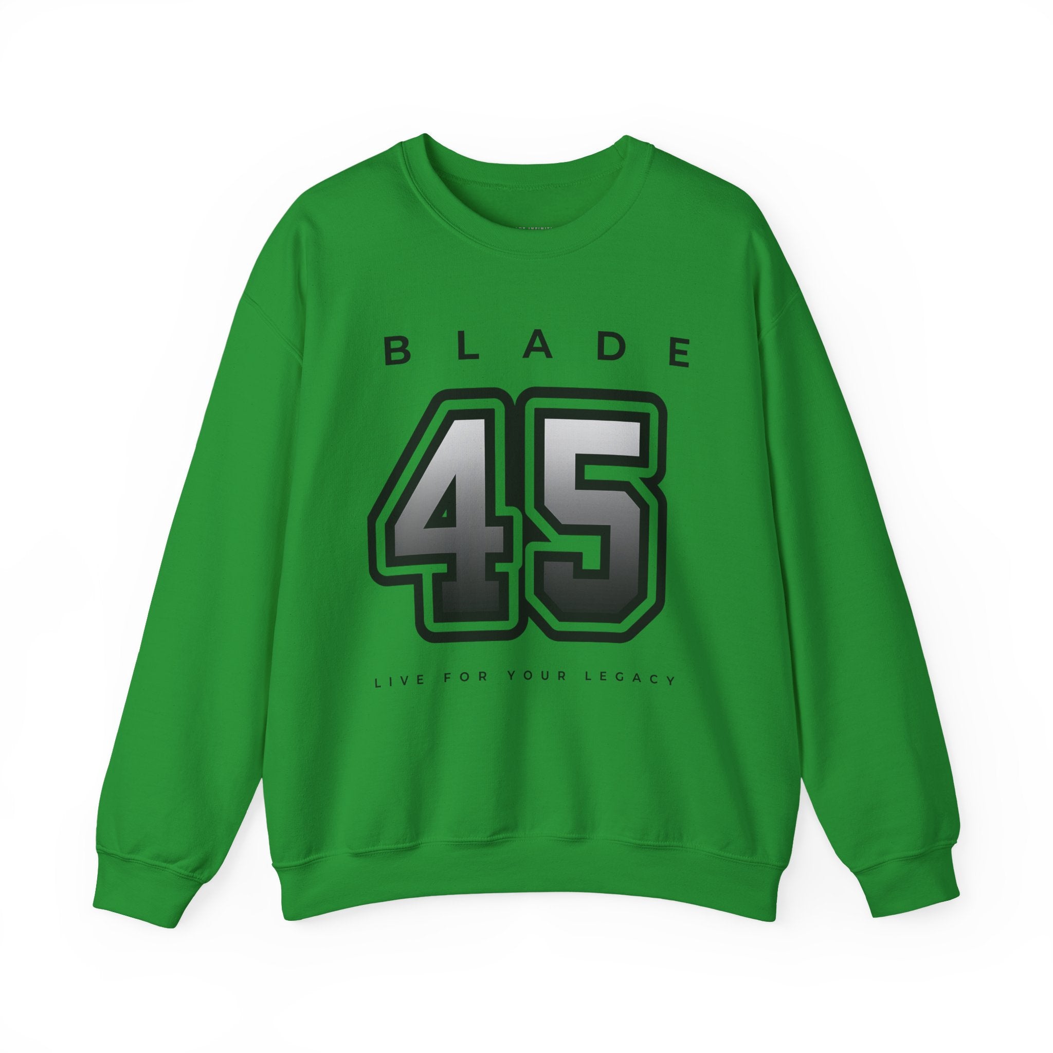 Blade 45 Grey/Black Unisex Crewneck Sweater