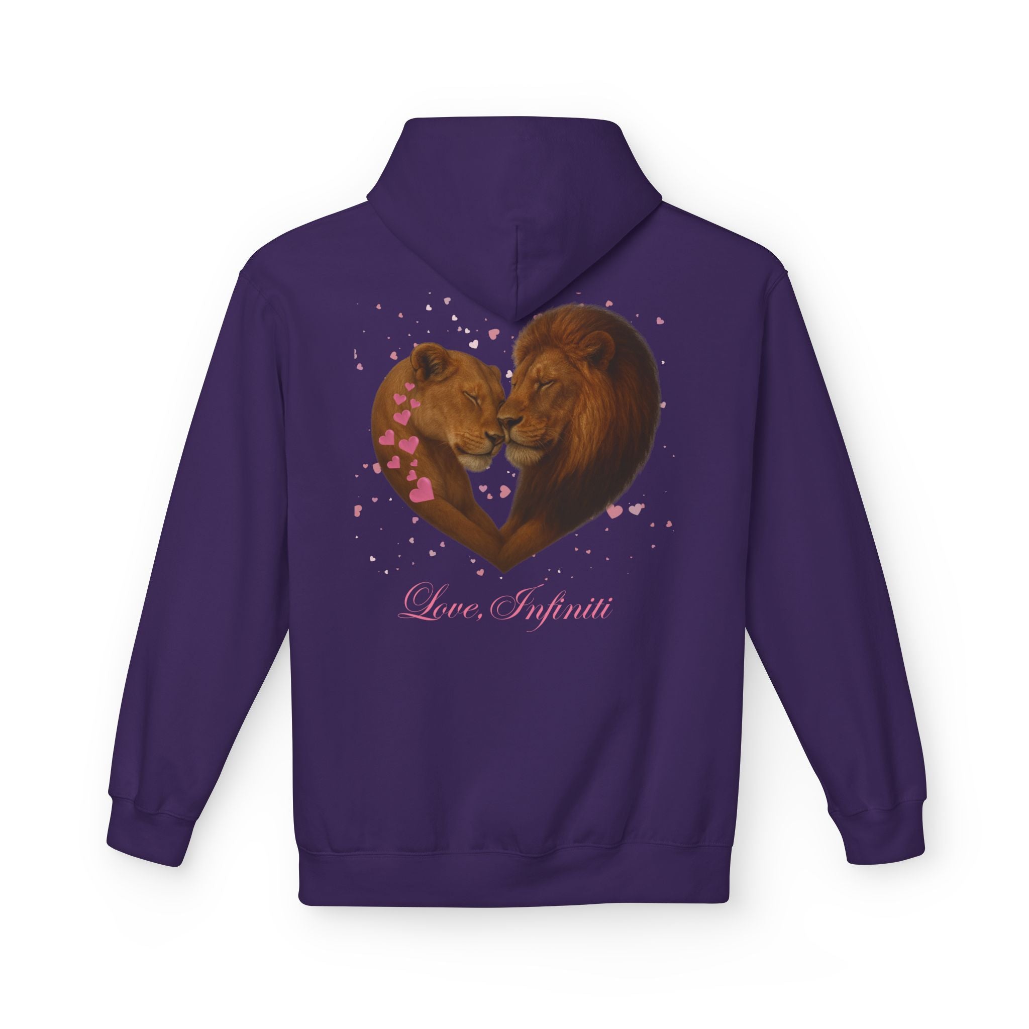 Lion Hearts - Love, Infiniti Unisex Hoodie