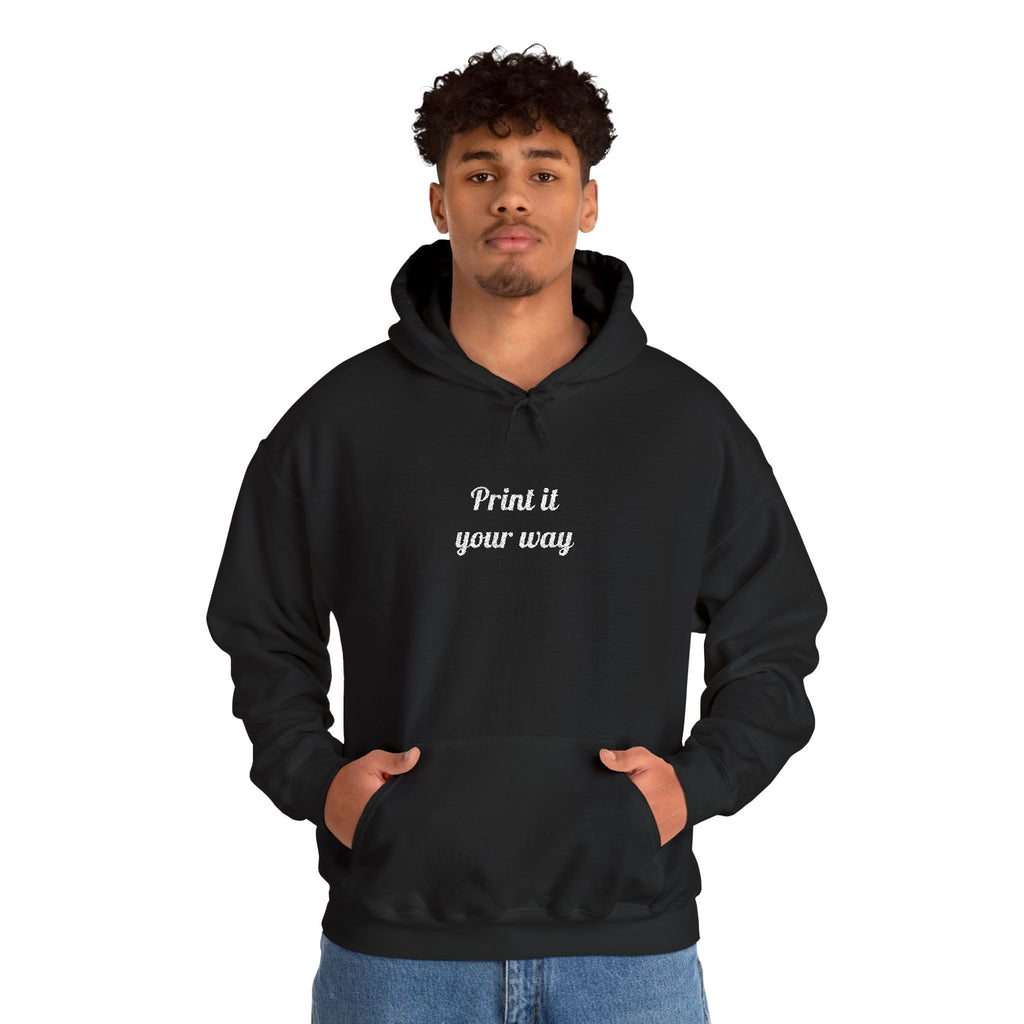 Custom Embroidered Unisex Hoodie – Ethically Sourced Cotton Blend