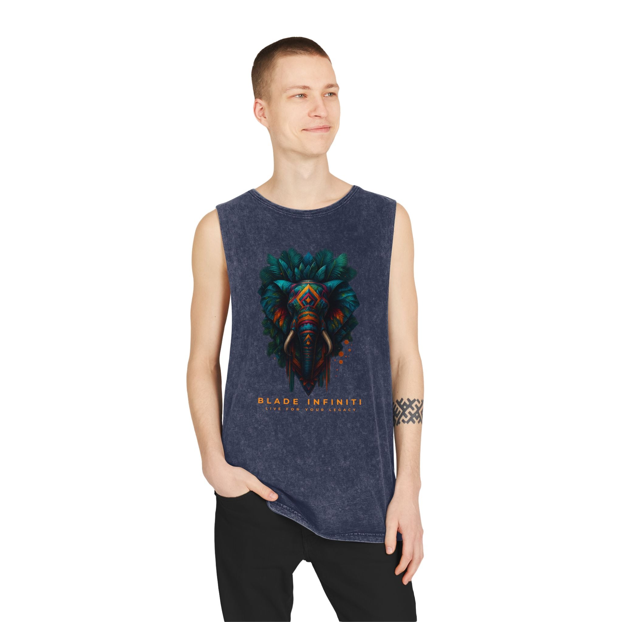 Midnight Tiki Elephant Tank Top