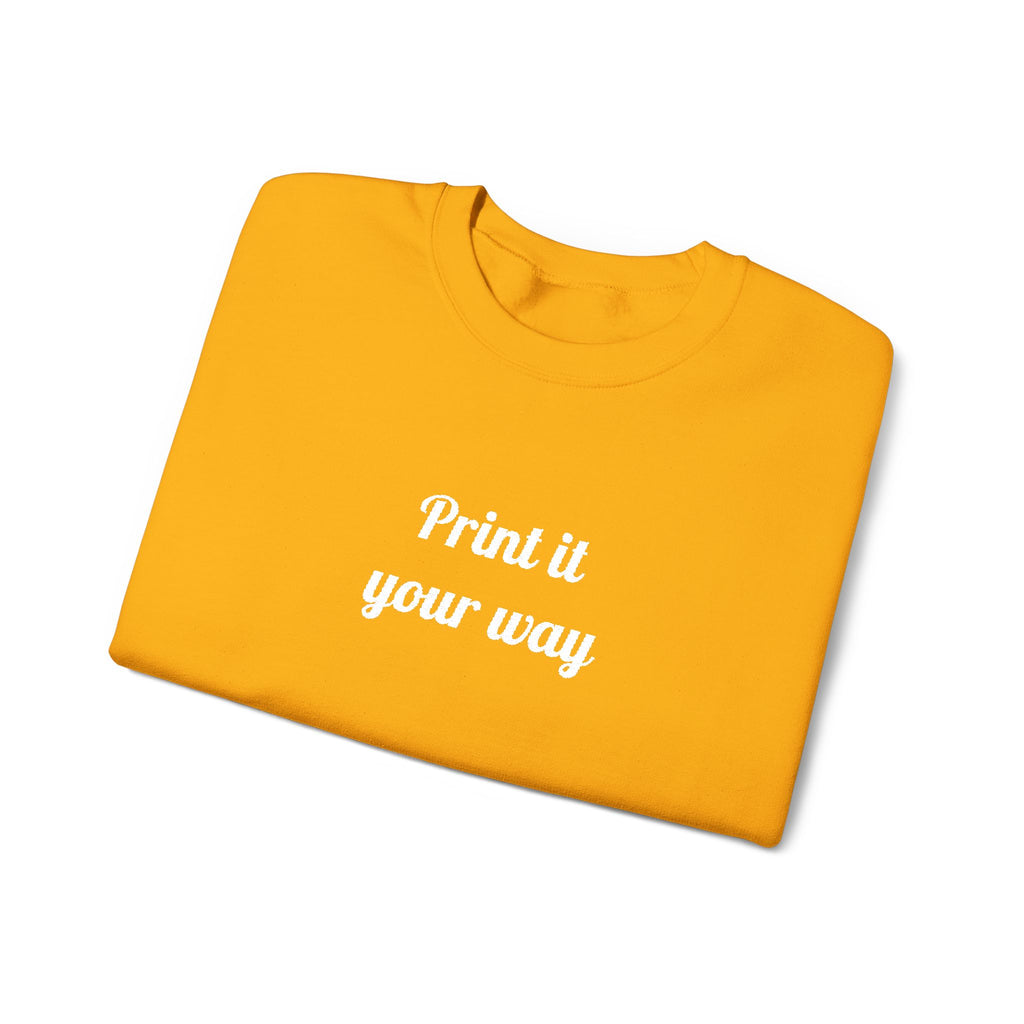 Embroidery Personalization - Unisex Crewneck Sweater (Make It Yours)