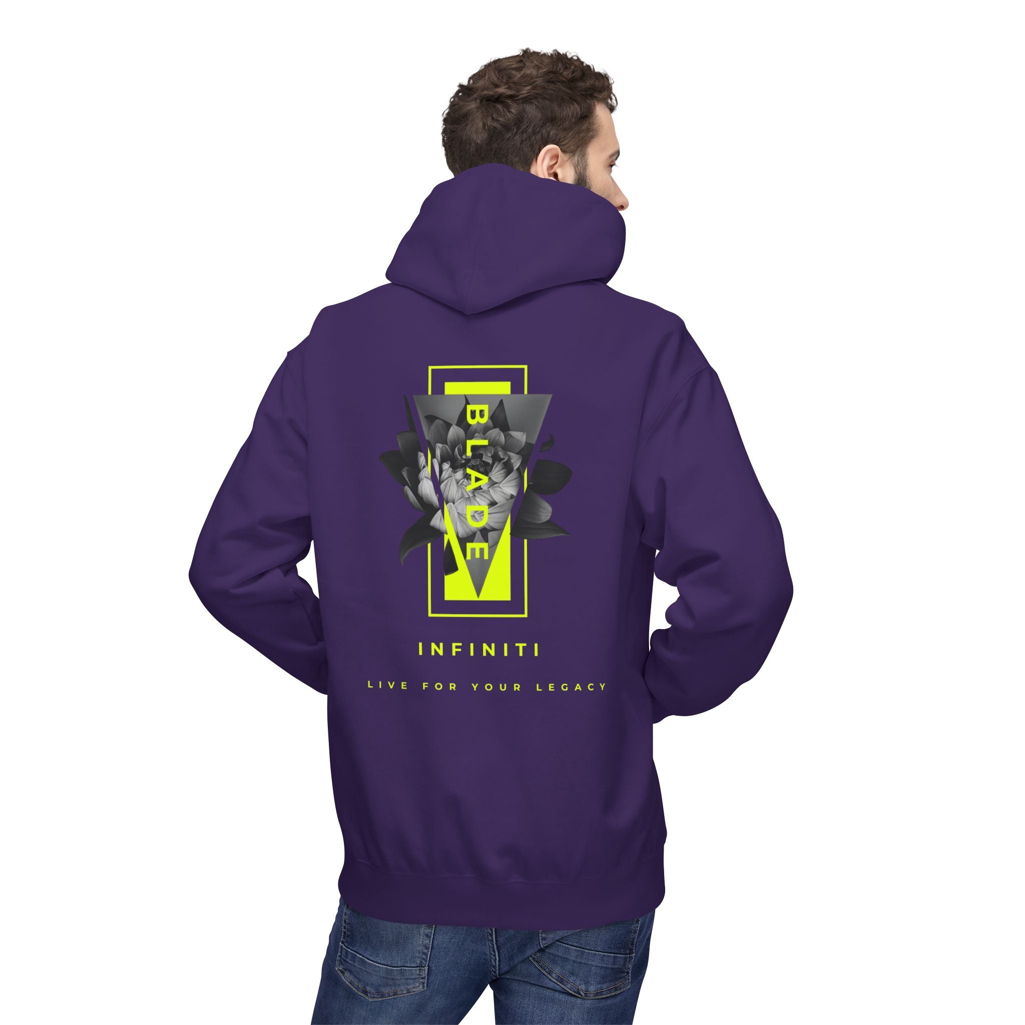 Flora Essence Neon Green Version 2 TX Floral Hoodie