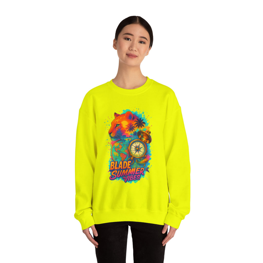 Primal Palms V1 Lion Unisex Crewneck Sweater