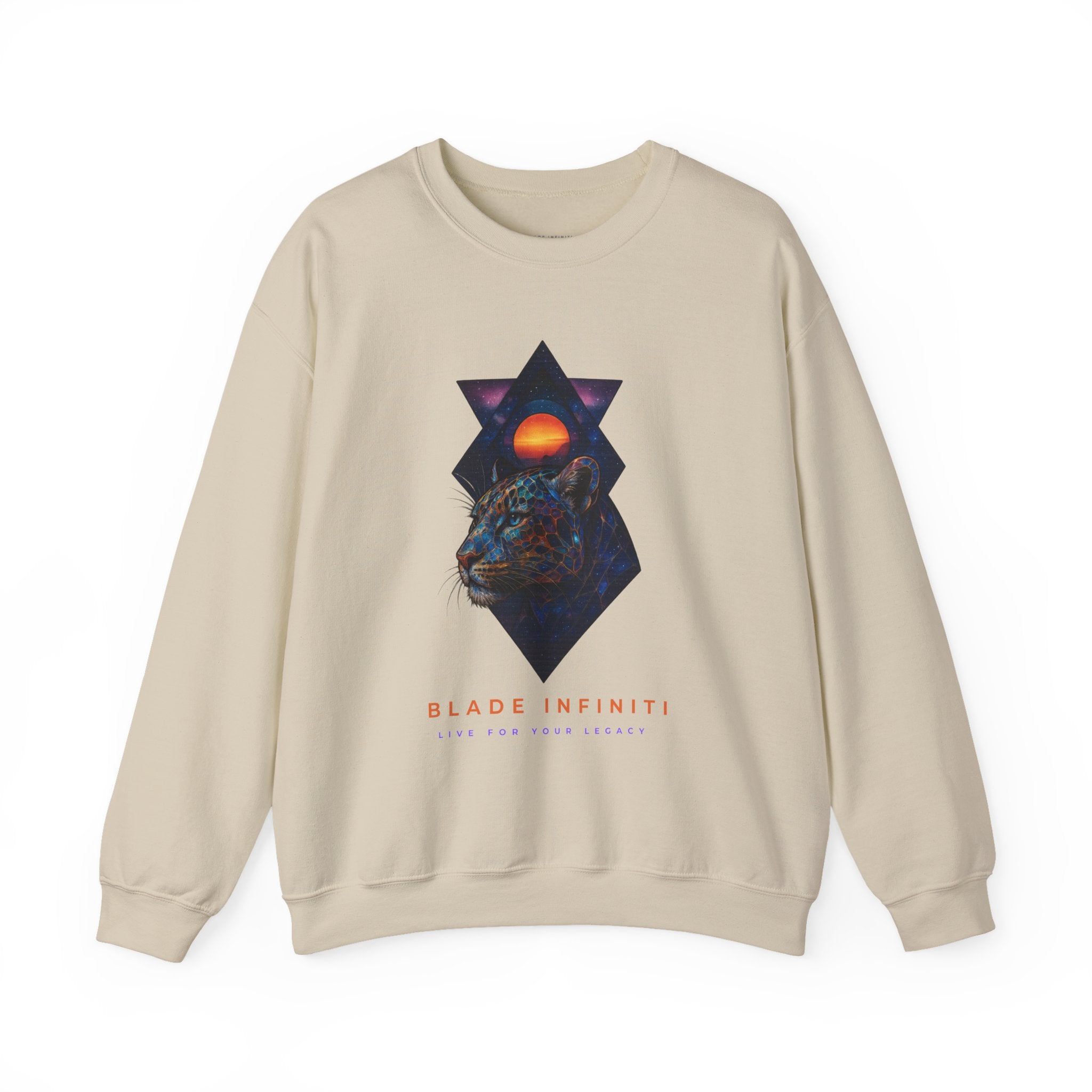 Mosaic Leopard Unisex Crewneck Sweater