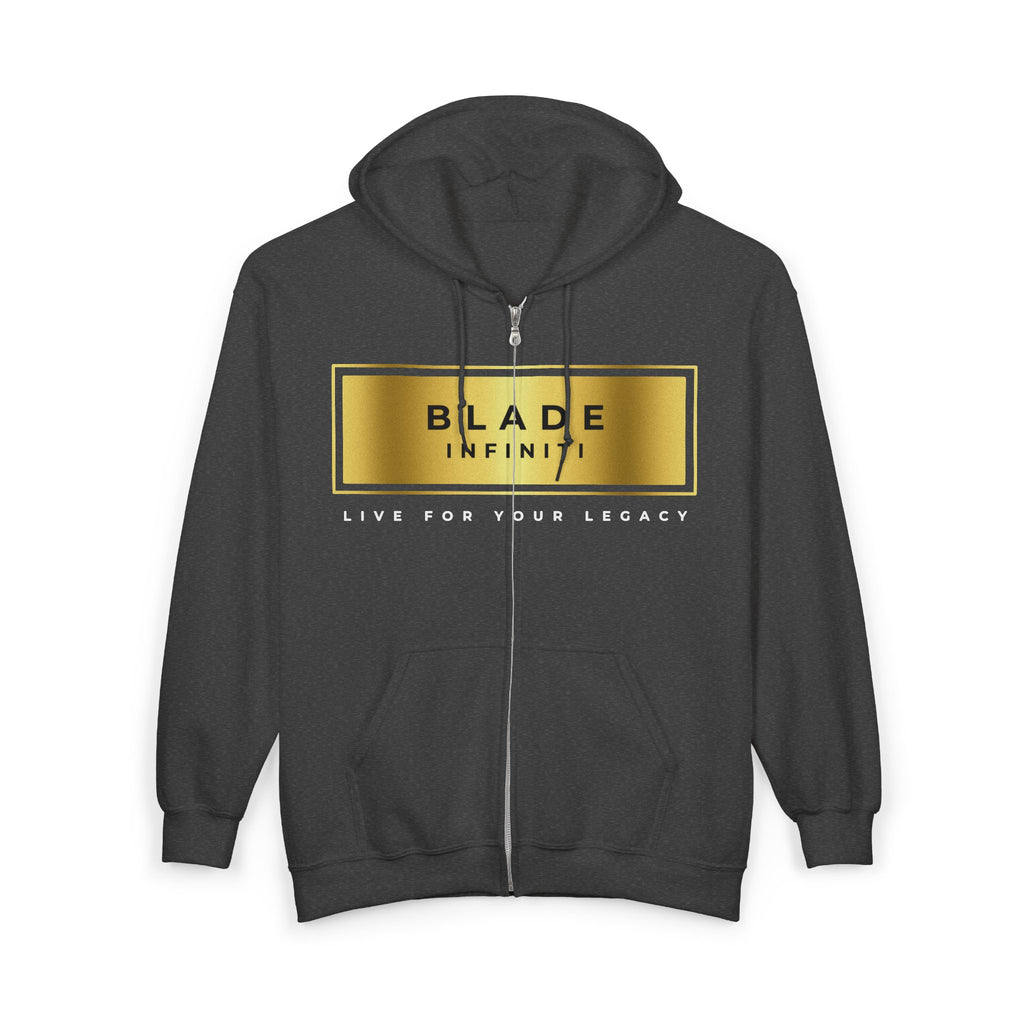 Legacy Essential Gold Zip Hoodie