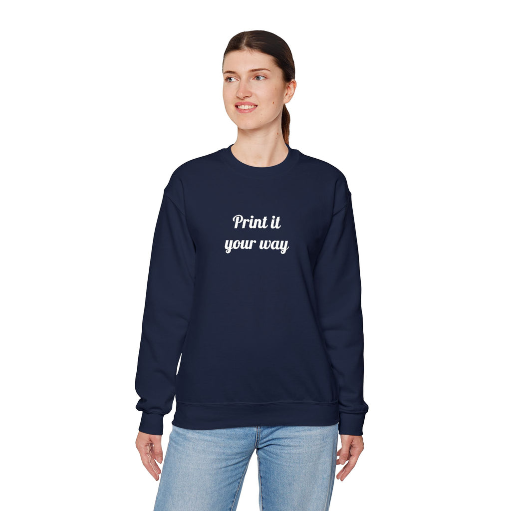 Embroidery Personalization - Unisex Crewneck Sweater (Make It Yours)