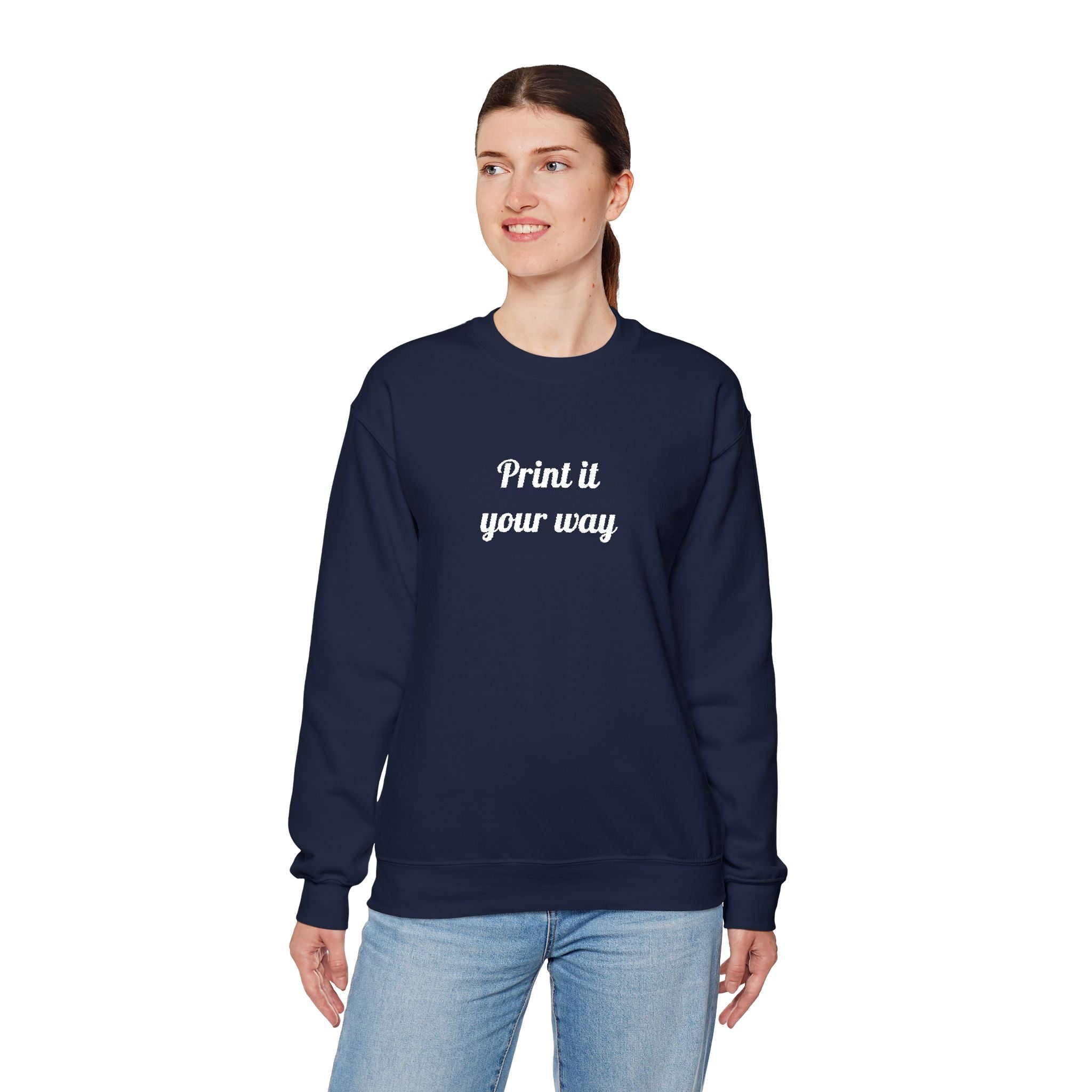 Embroidery Personalization - Unisex Crewneck Sweater (Make It Yours)
