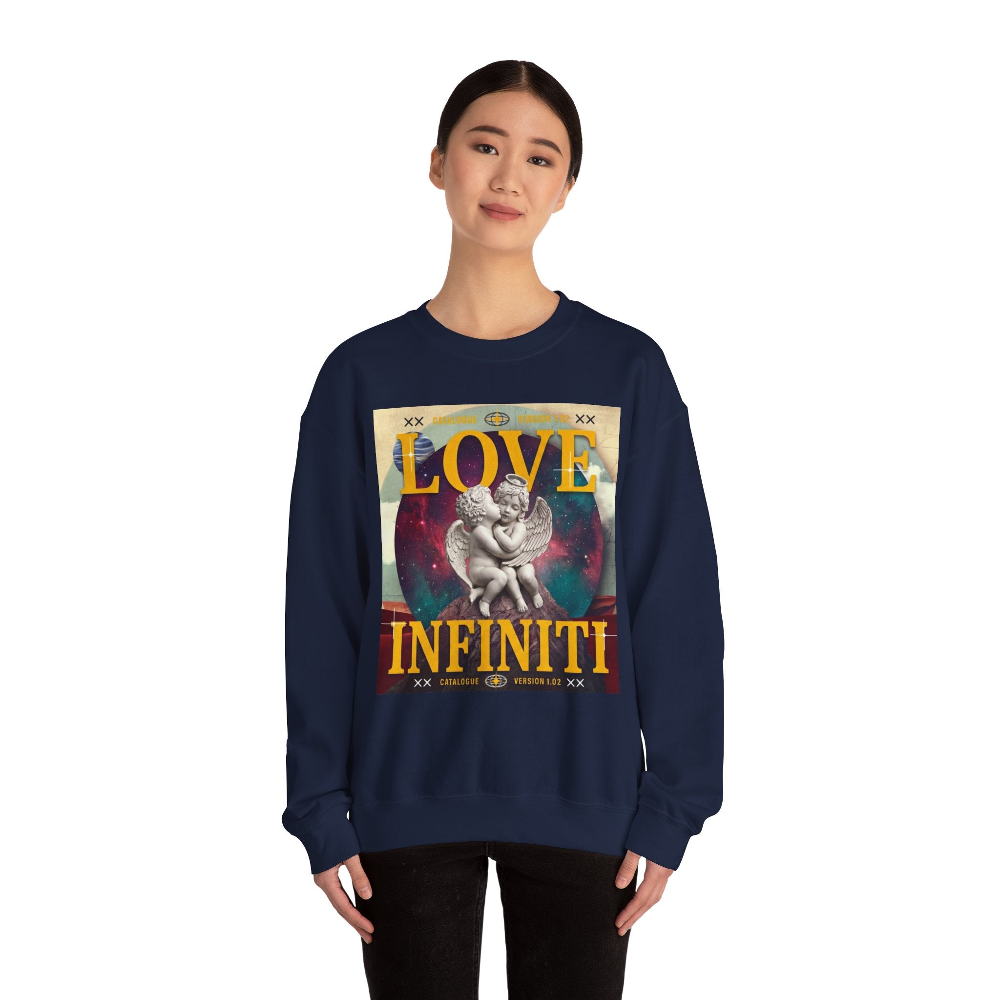 Celestial Love, Infiniti Unisex Crewneck Sweater