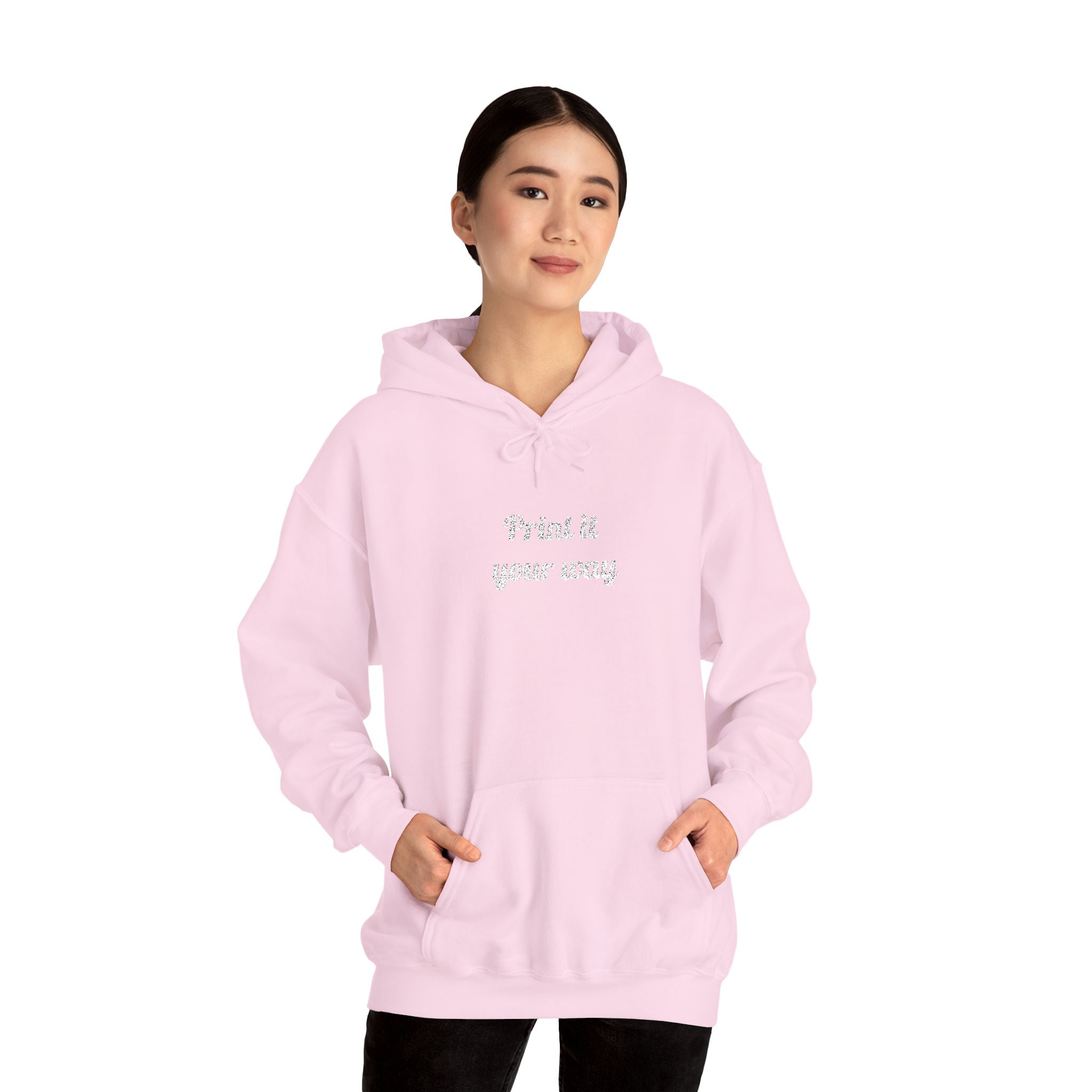 Custom Embroidered Unisex Hoodie – Ethically Sourced Cotton Blend