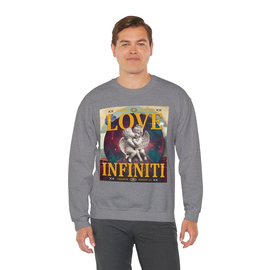 Celestial Love, Infiniti Unisex Crewneck Sweater