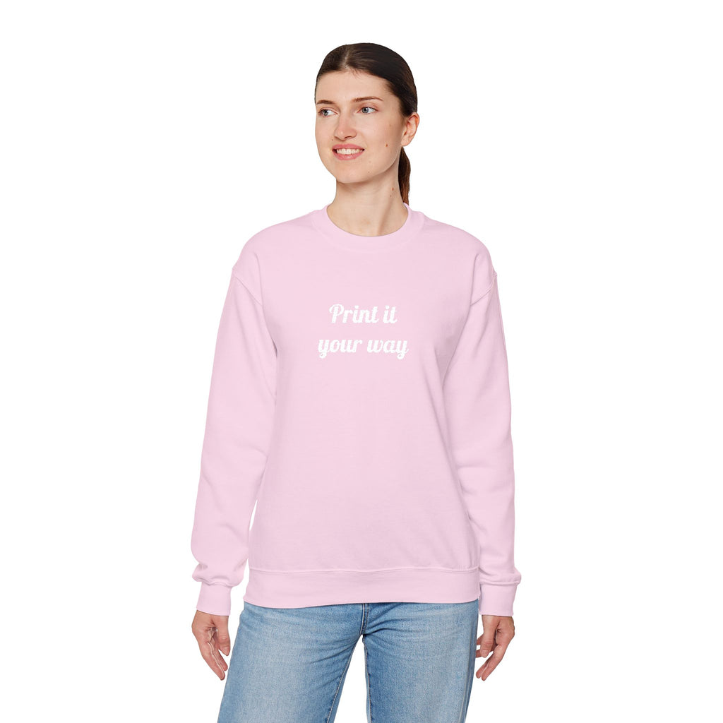 Embroidery Personalization - Unisex Crewneck Sweater (Make It Yours)