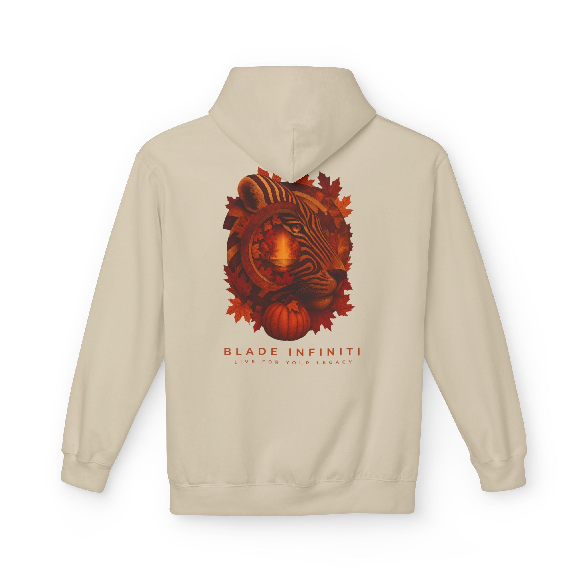 Safari Bloom Tiger Fall Hoodie