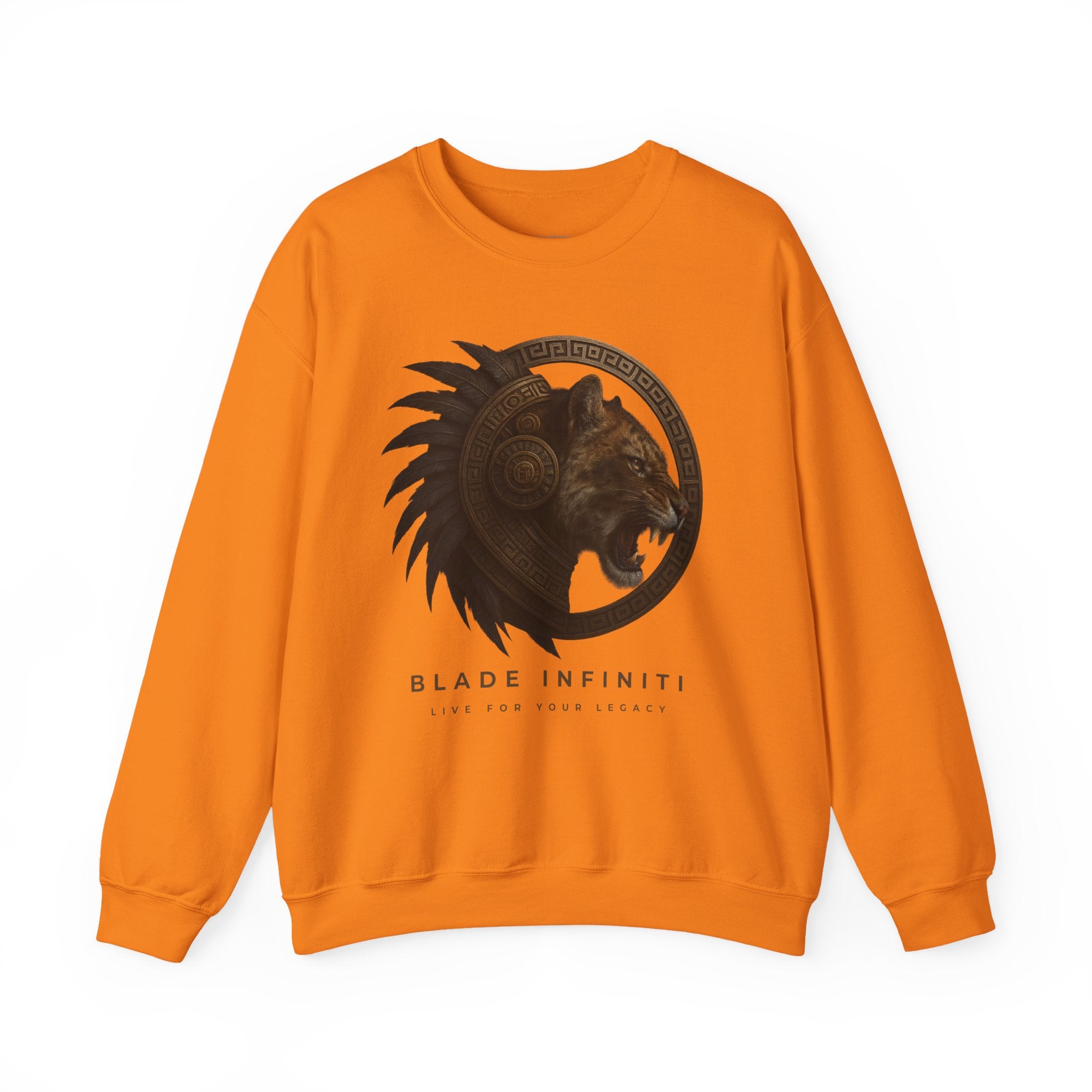 Aztec Tiger Unisex Crewneck Sweater