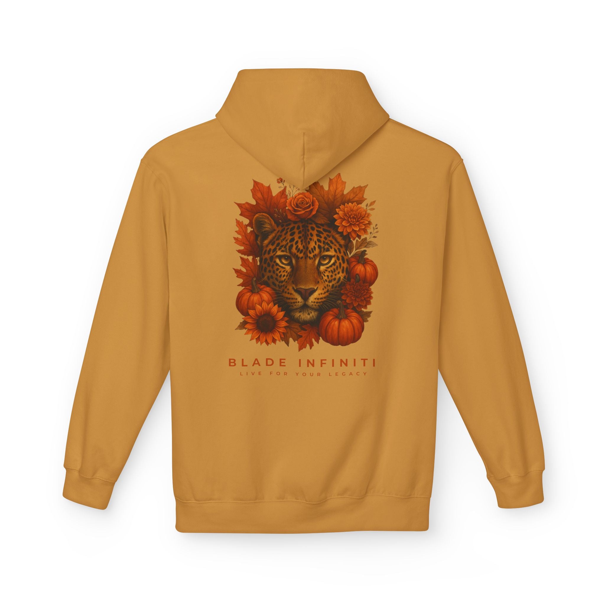 Jungle Flora Fall Leopard Hoodie