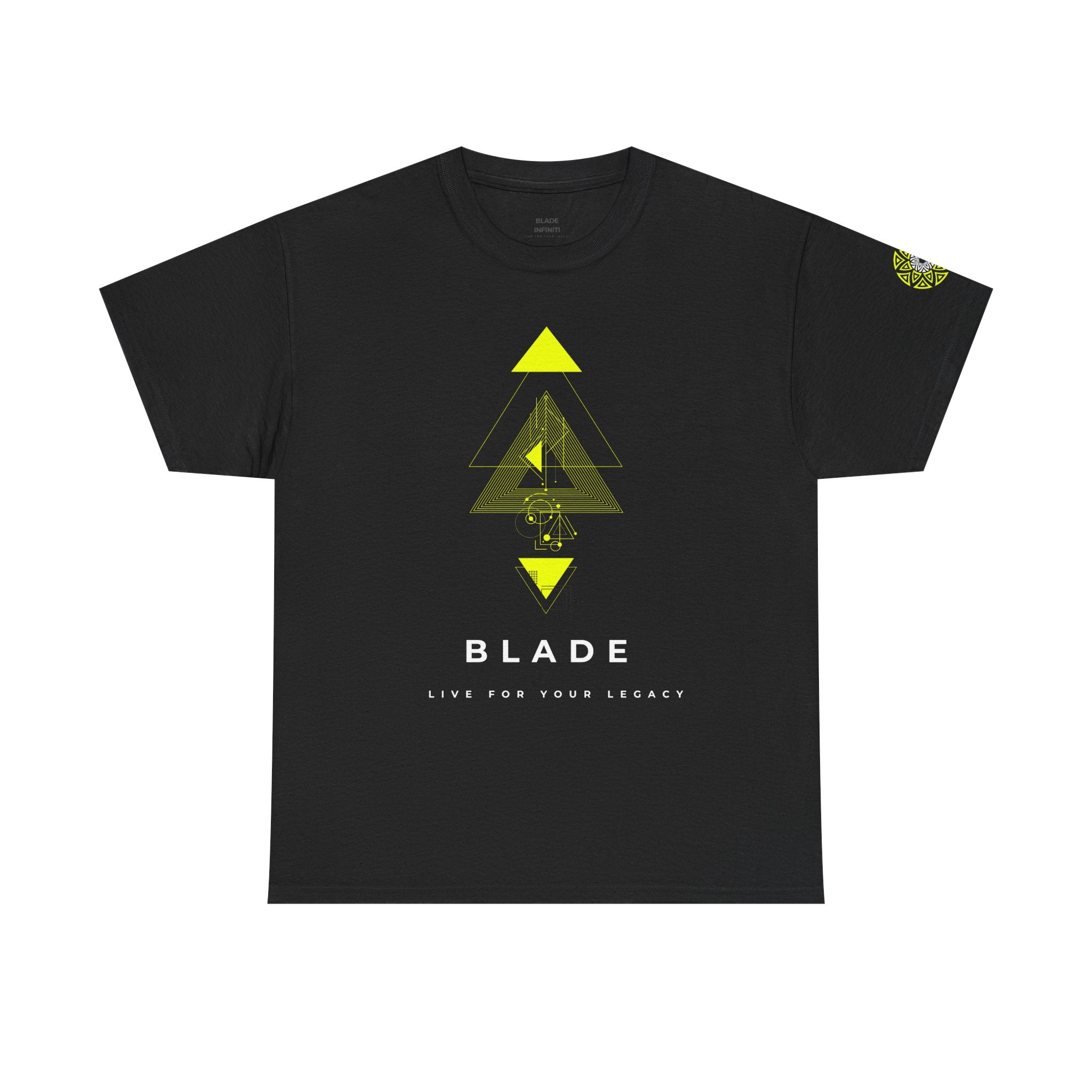 Geometric Odyssey Version 3 Neon Green T-Shirt