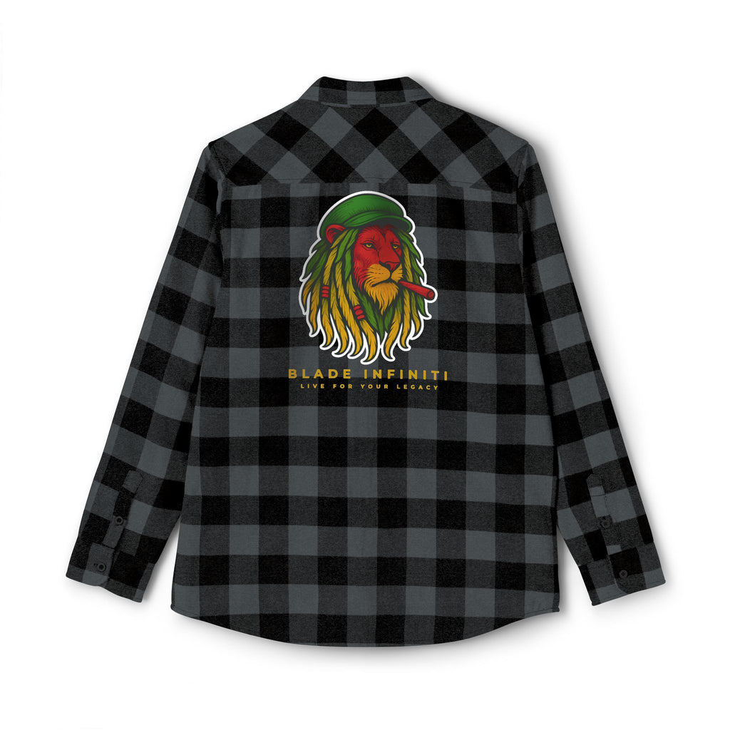 Rasta Lion Version 3 Flannel Shirt