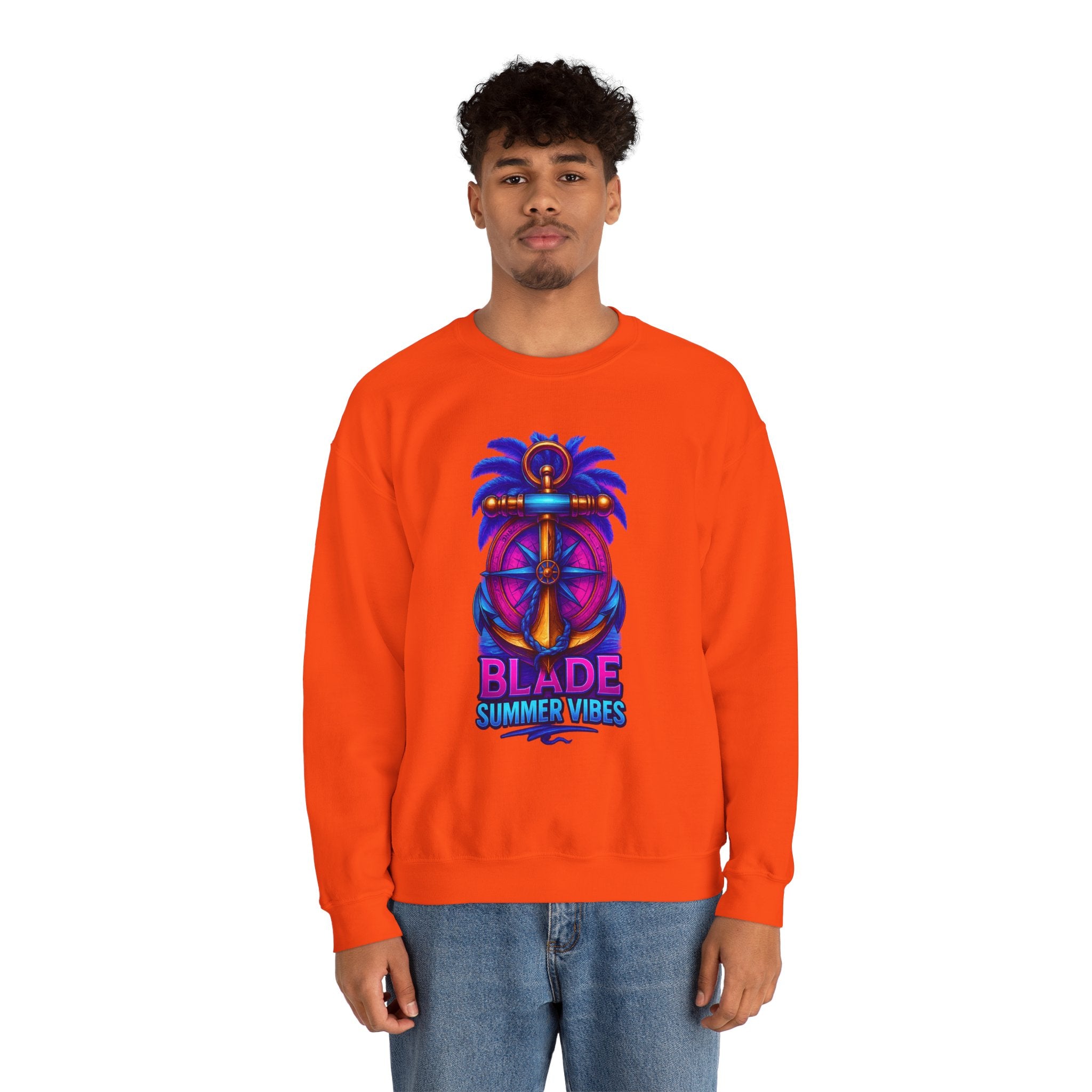 Anchor Compass Unisex Crewneck Sweater