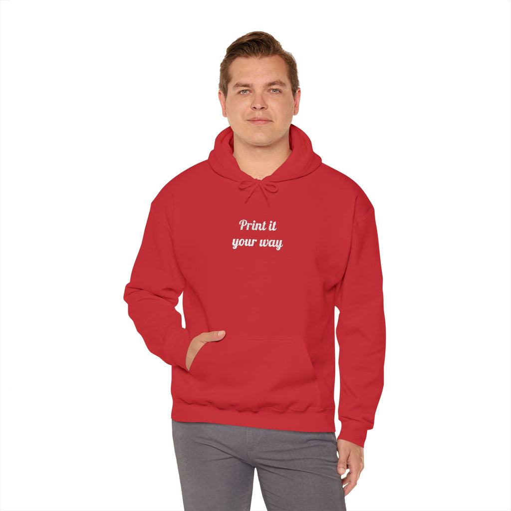 Custom Embroidered Unisex Hoodie – Ethically Sourced Cotton Blend