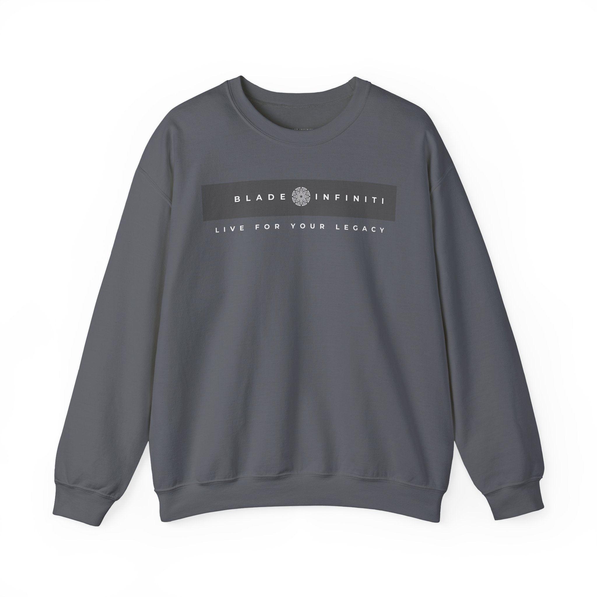 Ethereal Logo V4 Minimalistic Unisex Crewneck Sweater