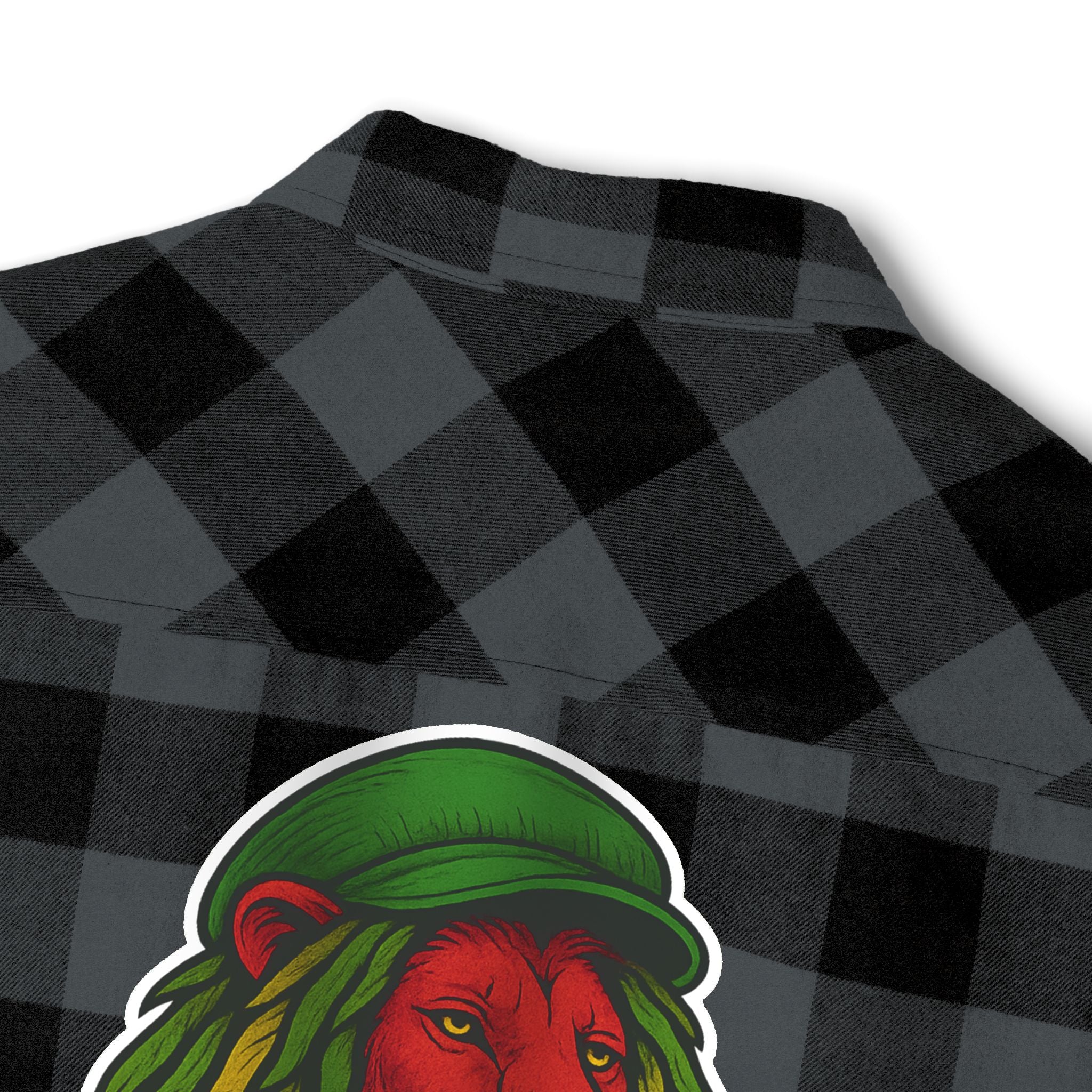 Rasta Lion Version 3 Flannel Shirt