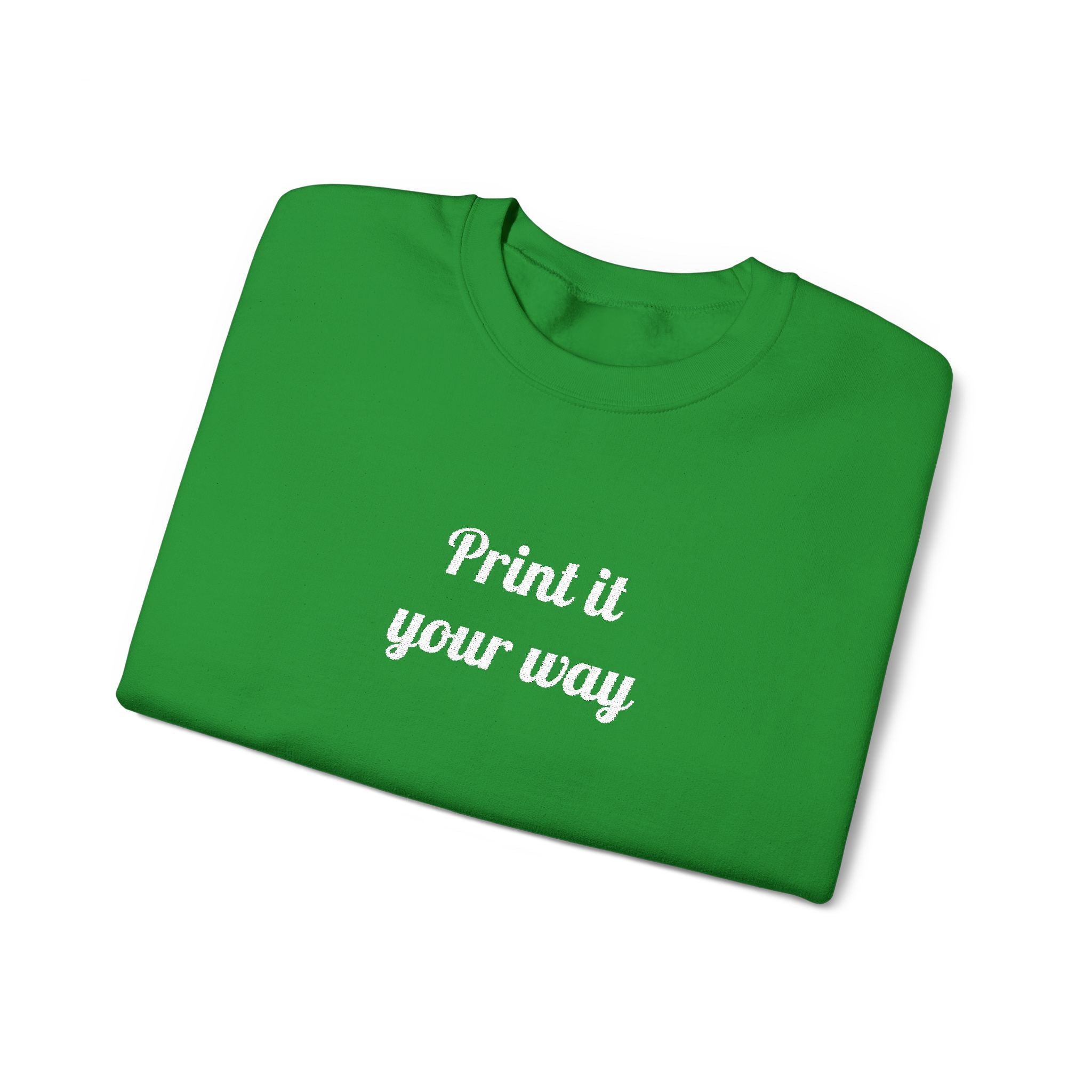 Embroidery Personalization - Unisex Crewneck Sweater (Make It Yours)