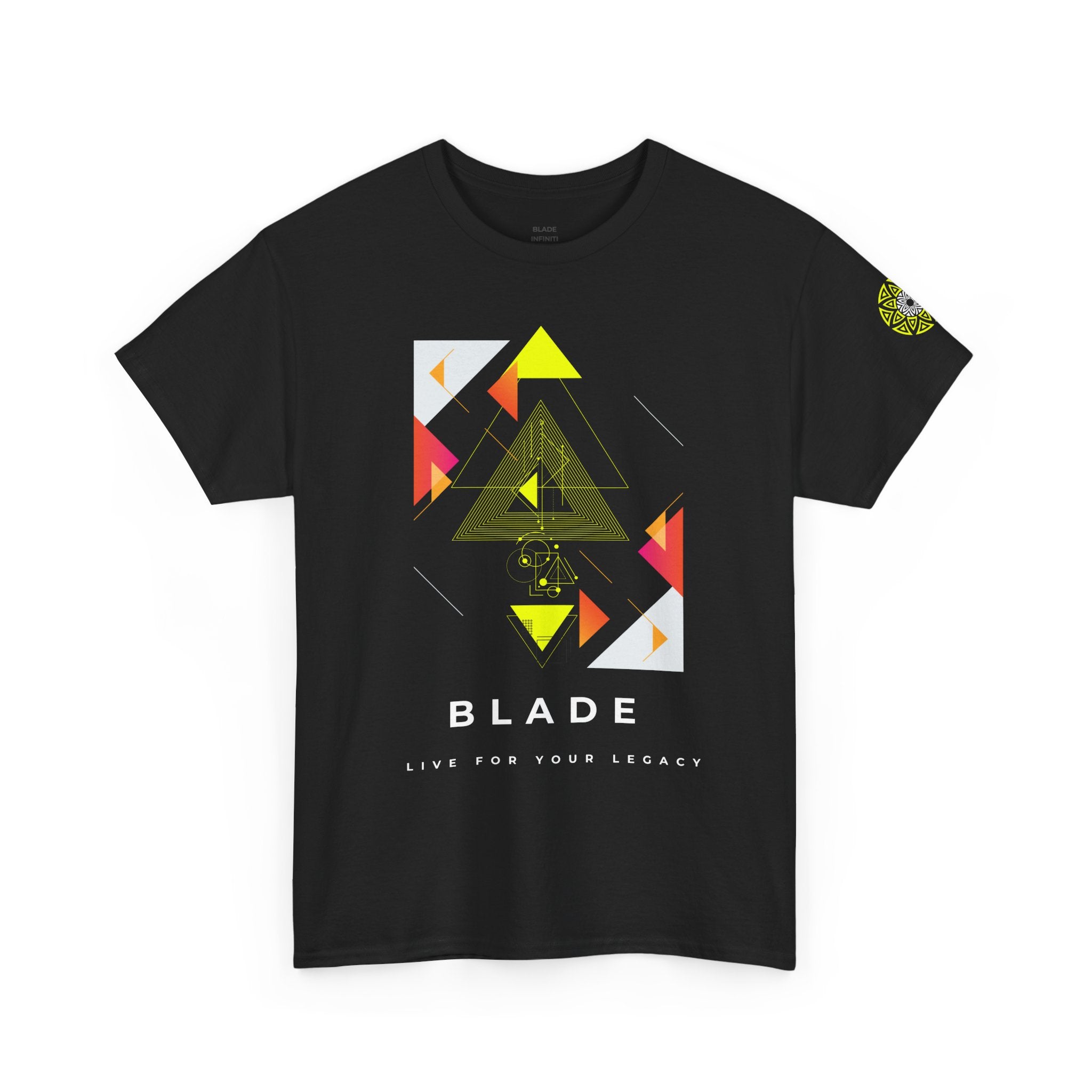 Geometric Odyssey Version 2 Neon Multi T-Shirt